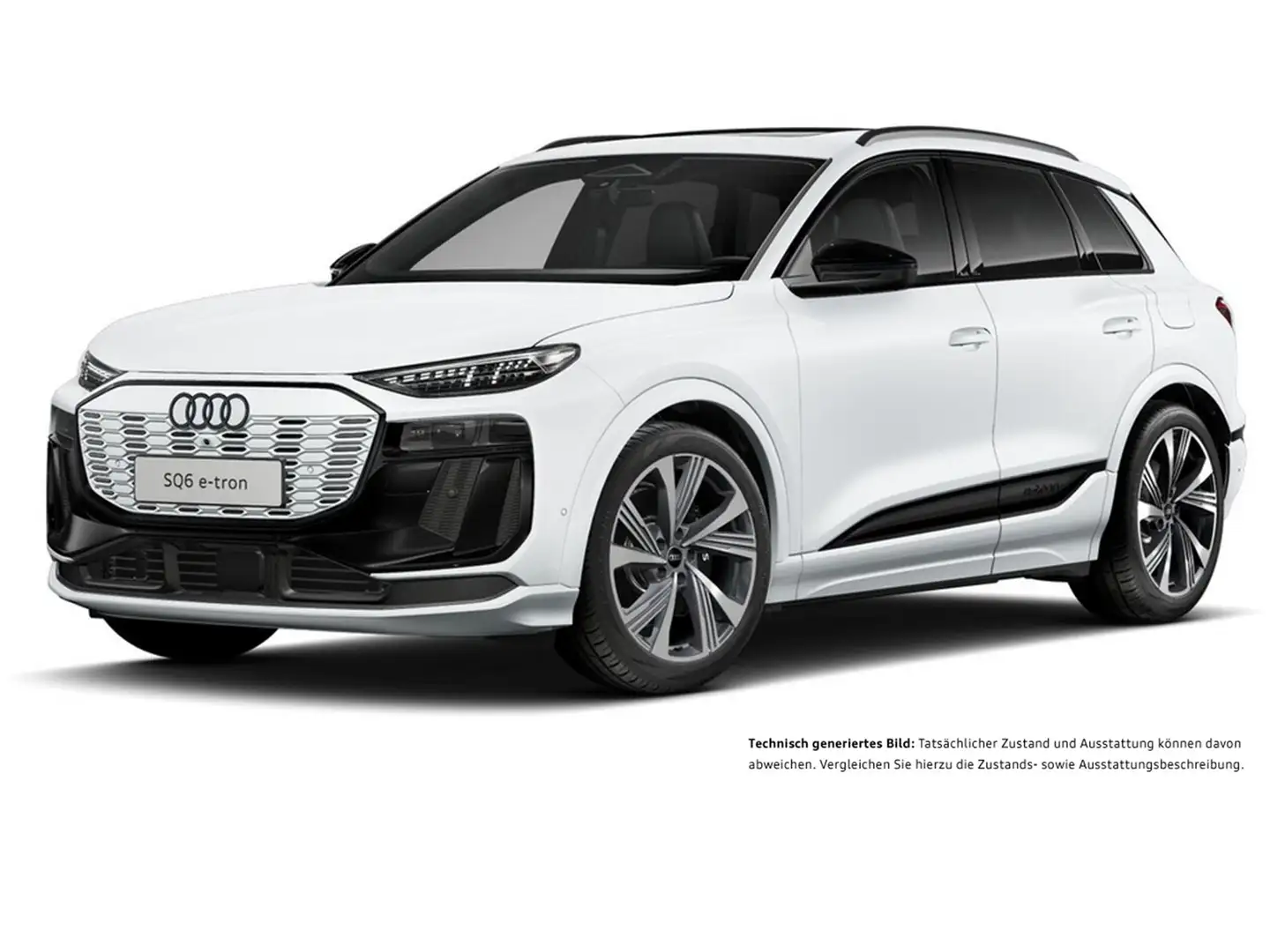Audi SQ6 e-tron quattro PANO B&O 360°CAM ACC LM21 Biały - 2