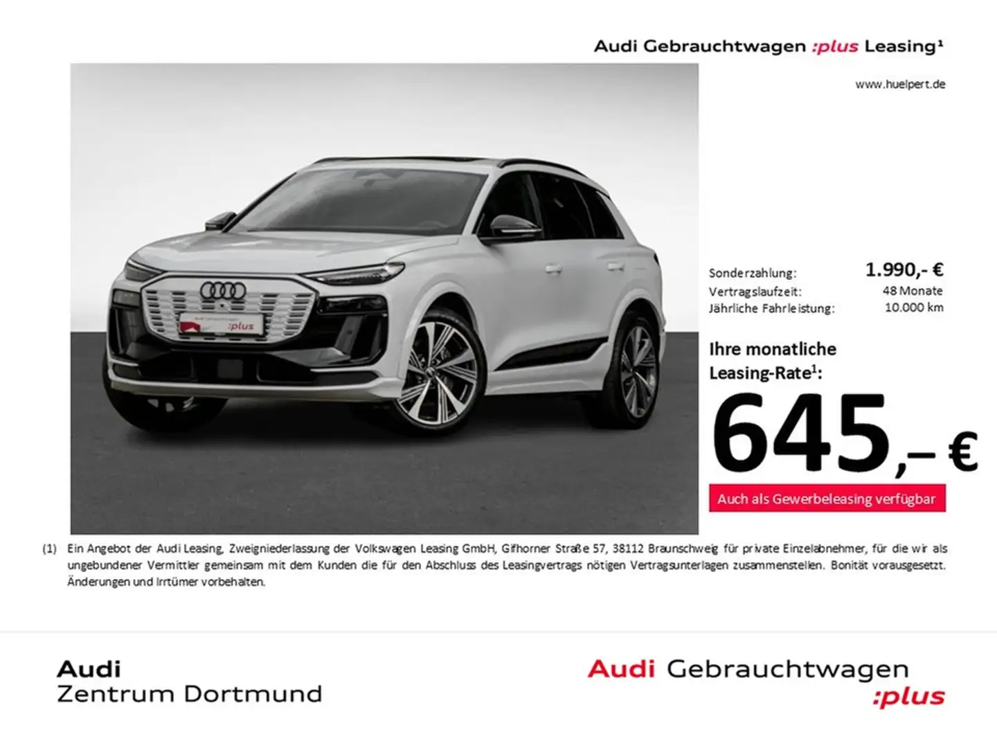Audi SQ6 e-tron quattro PANO B&O 360°CAM ACC LM21 Weiß - 1