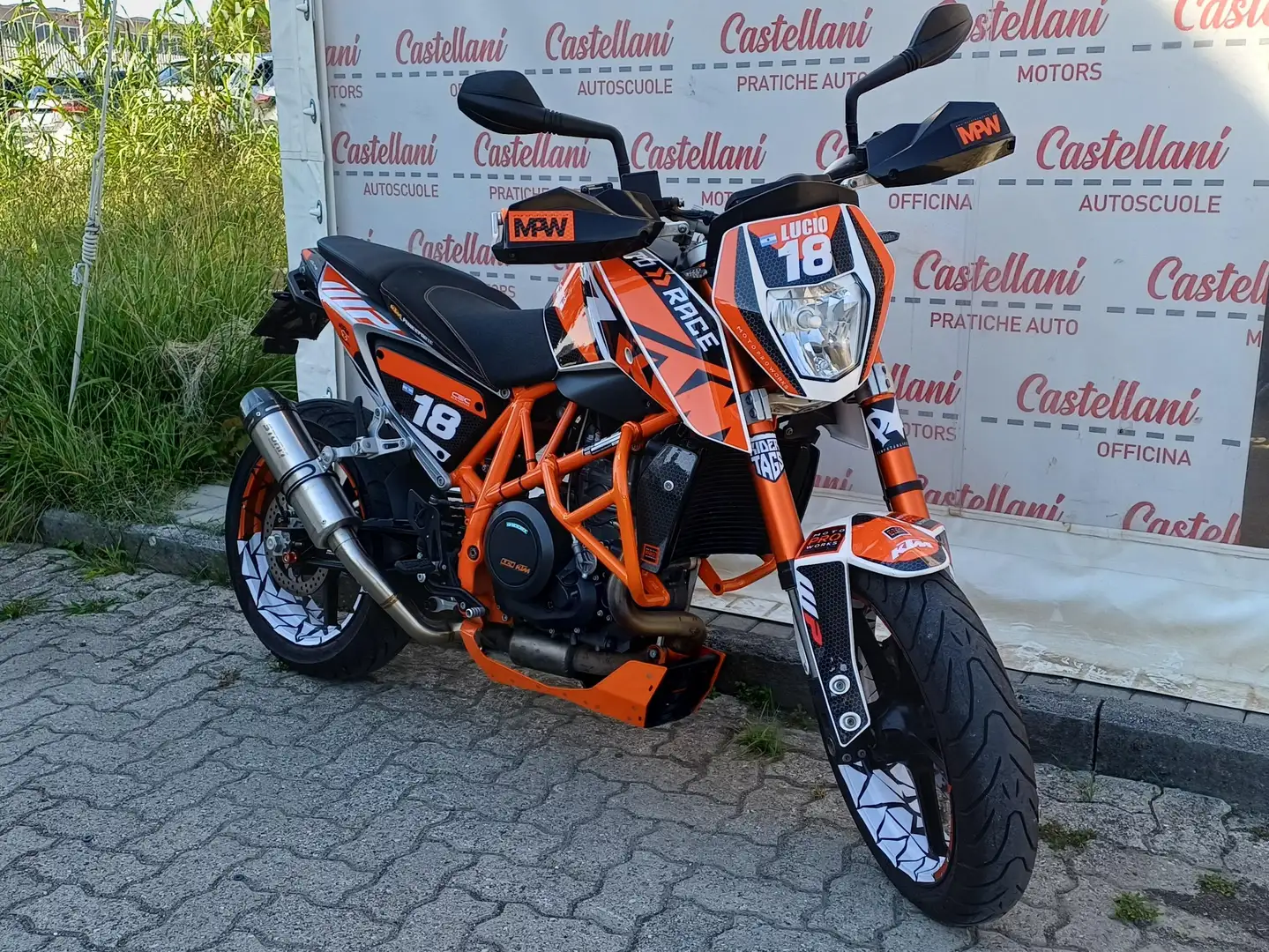 KTM 690 Duke 25 kw A2 Arancione - 2