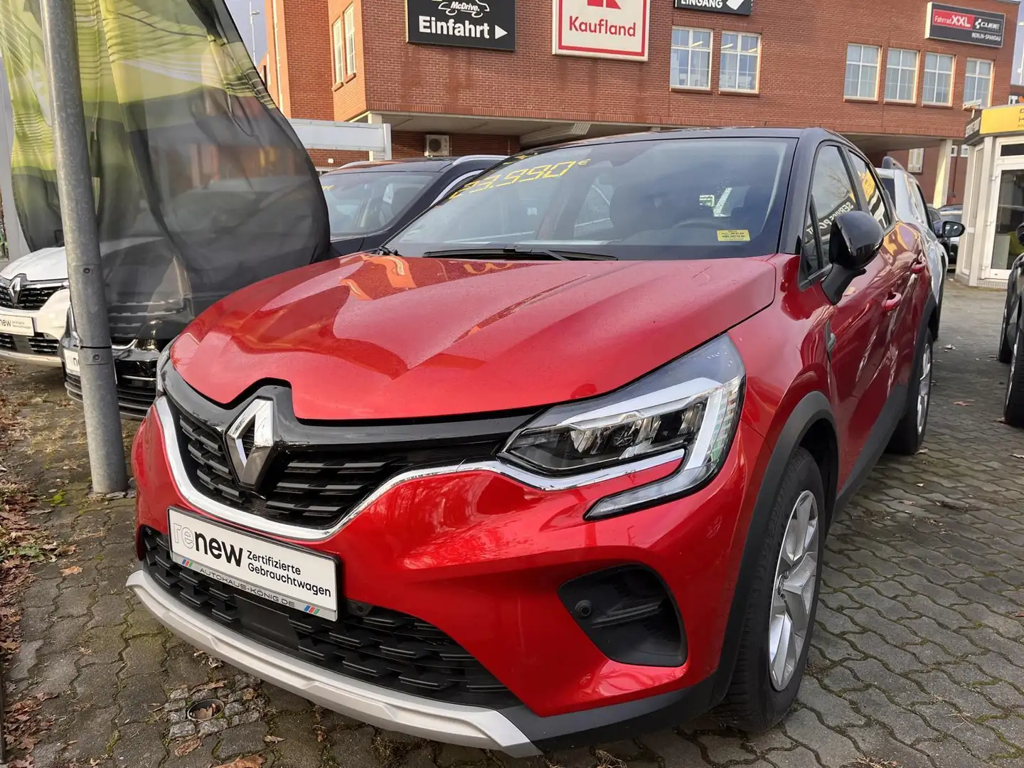 Renault Captur 1.3 TCe 140 EVOLUTION Klima Automatik Rot - 1