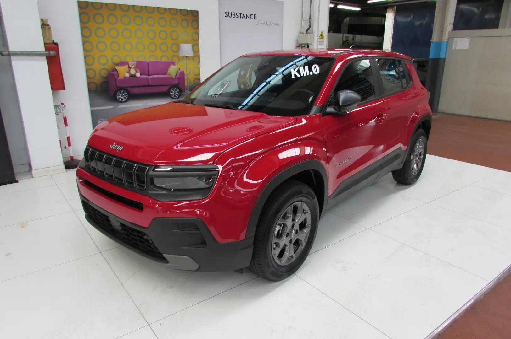 Jeep Avenger 1.2 turbo Longitude fwd 100cv KM.ZERO Rosso - 1