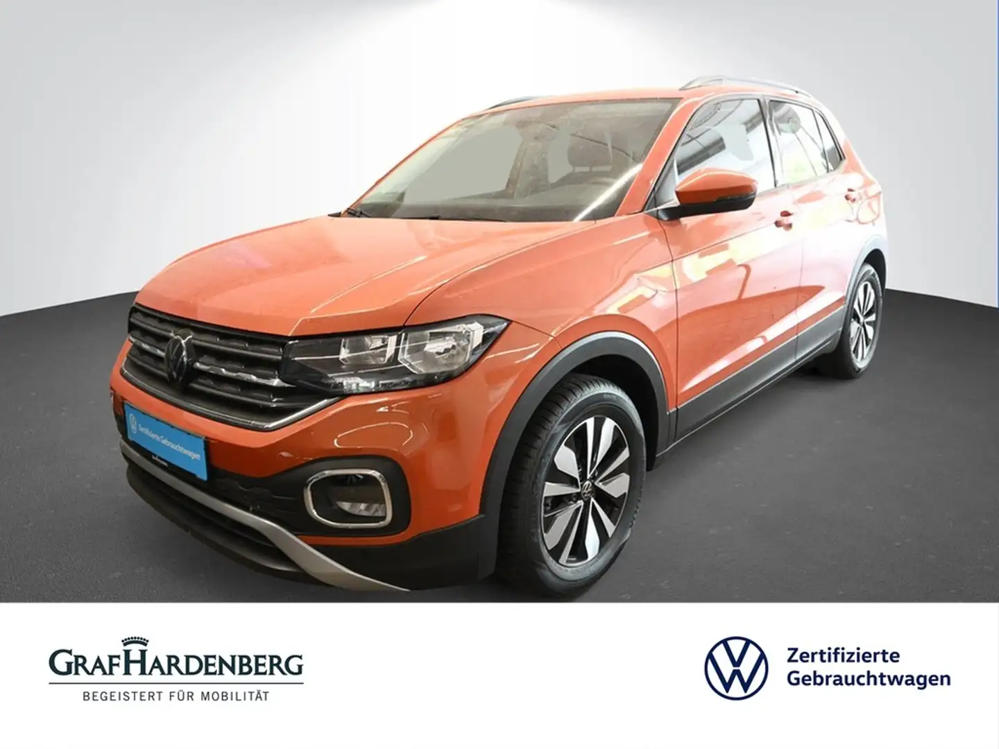 Volkswagen T-Cross 1.0 TSI Automatik Move AHK PDC Kamera ACC Orange - 1