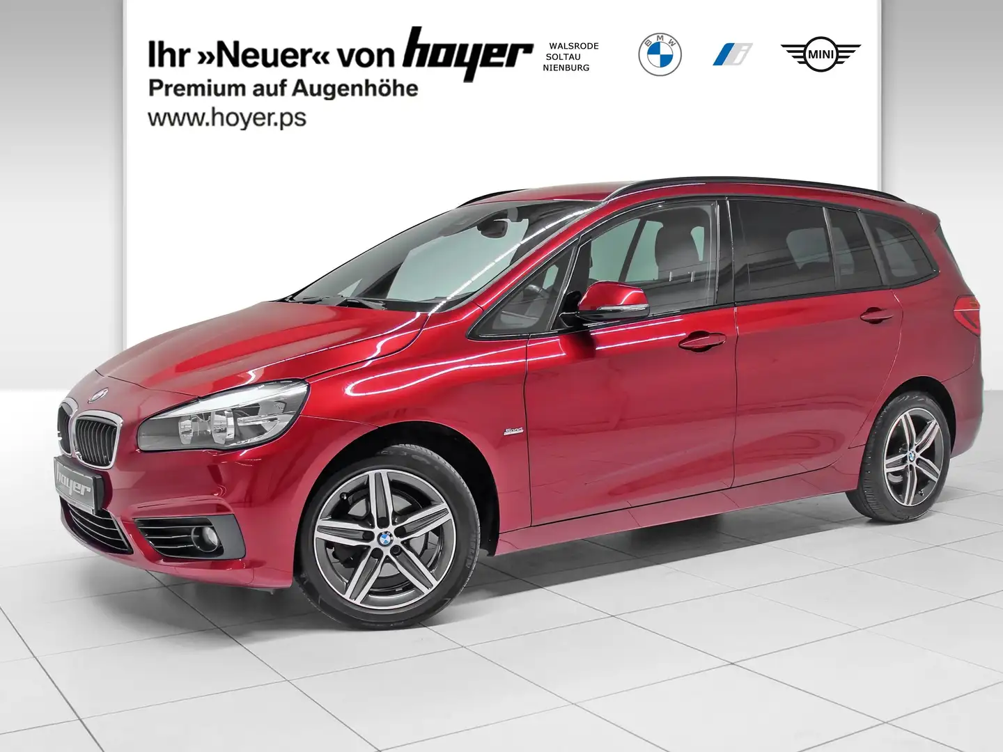 BMW 216 d Gran Tourer Sport Line HiFi 3.Sitzreihe Червоний - 1