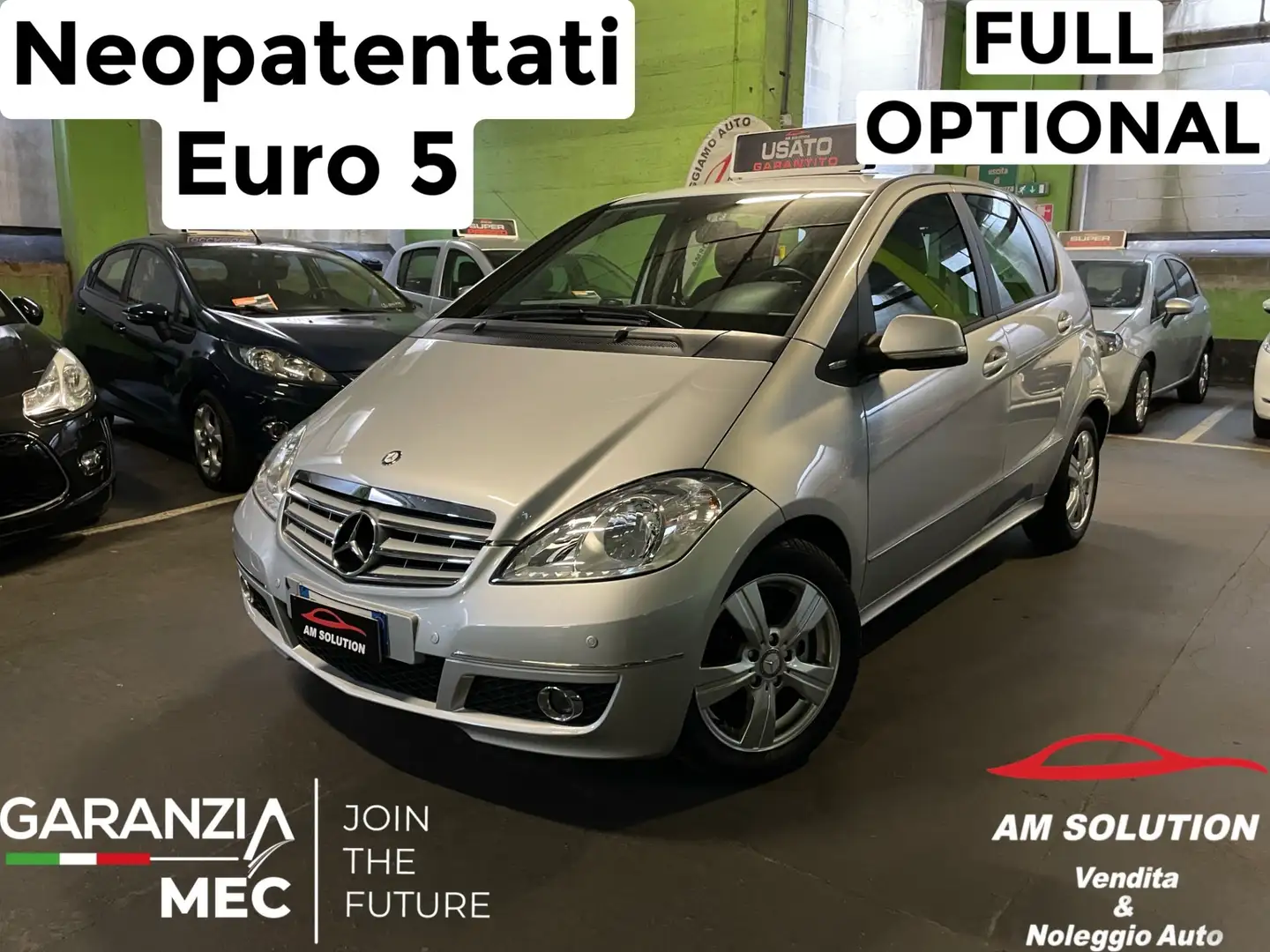 Mercedes-Benz A 180 Neopatentati Euro 5 FULL OPTIONAL Argento - 1