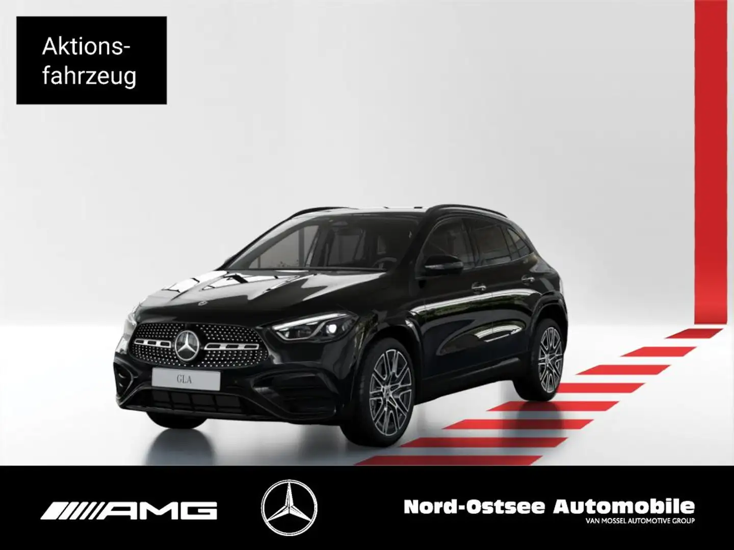 Mercedes-Benz GLA 180 AMGNIGHT AHK DISTRONIC 360° SOUND Schwarz - 1