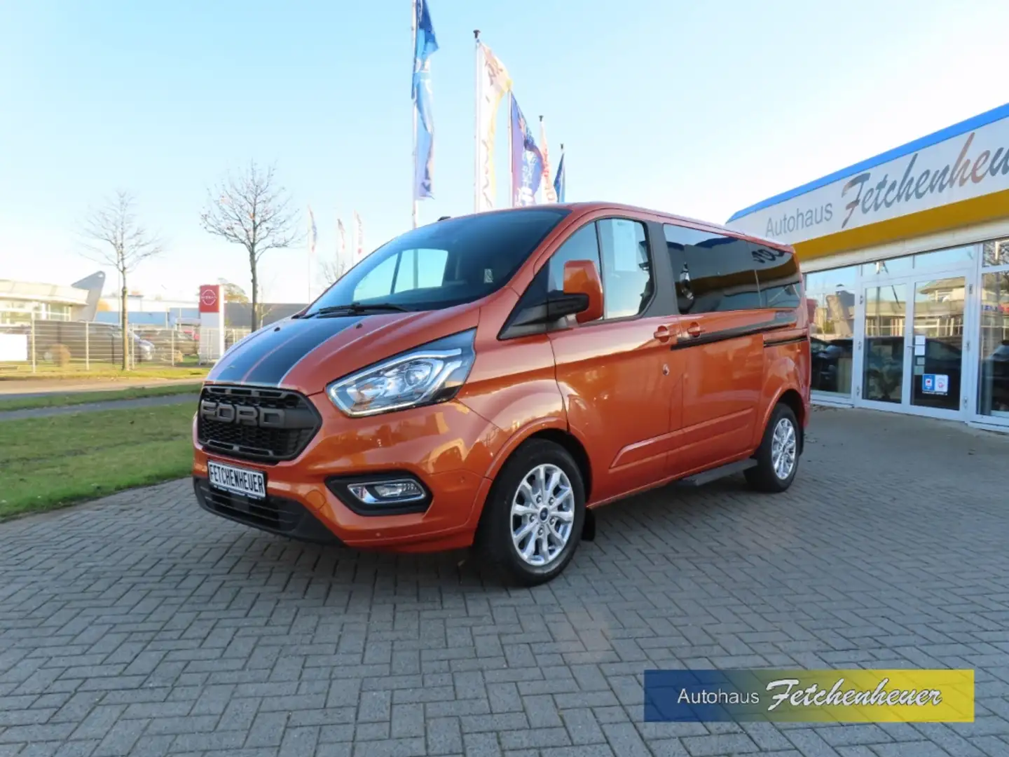 Ford Tourneo Custom Aut. m. NAVI+RFK+SHZ+TWA+AHK+8Si Orange - 2