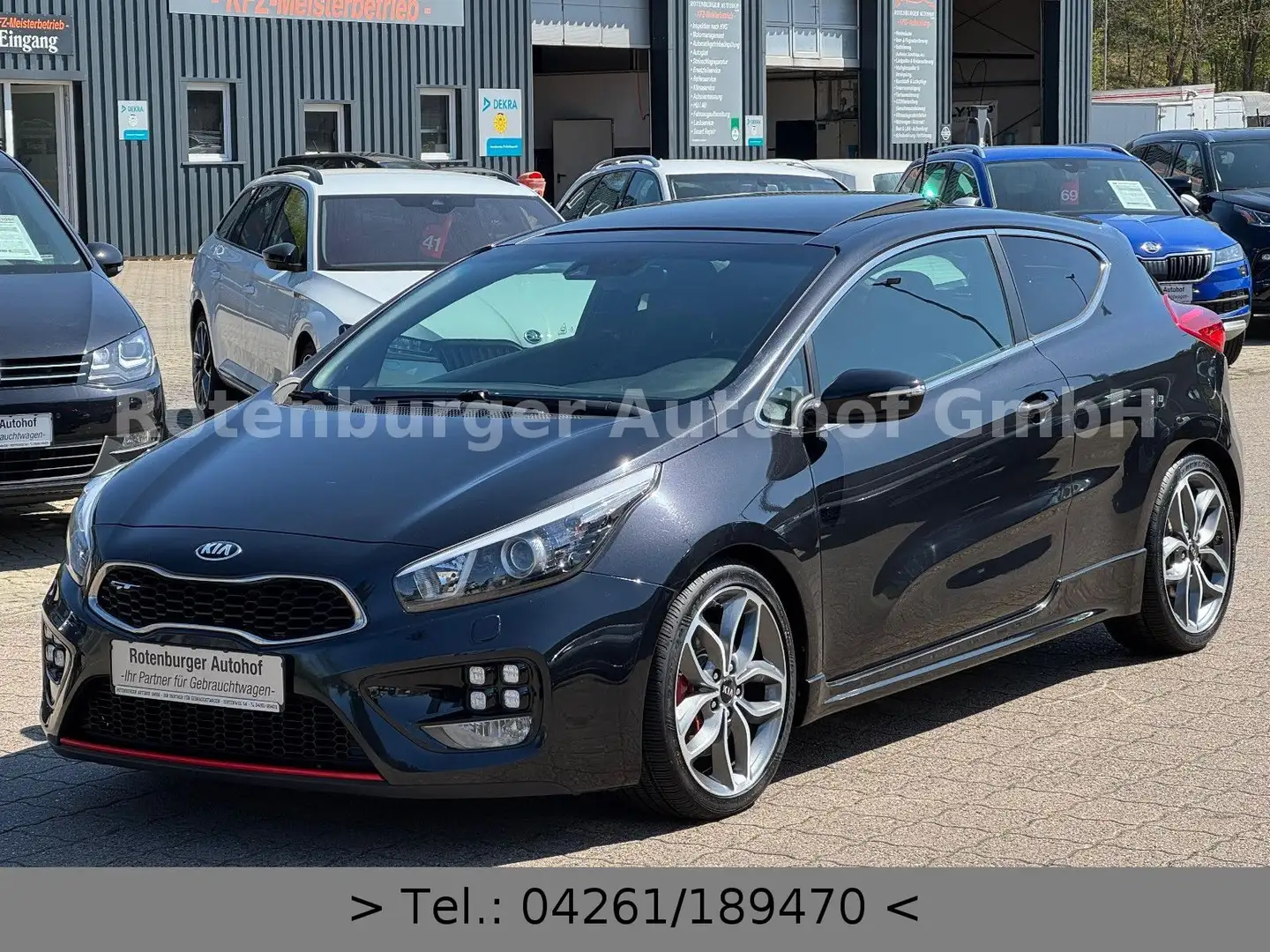 Kia ProCeed / pro_cee'd Ceed 1.6 GT-TRACK*LEDER*PANORAMA*NAVI*KAMERA*PDC Negro - 2