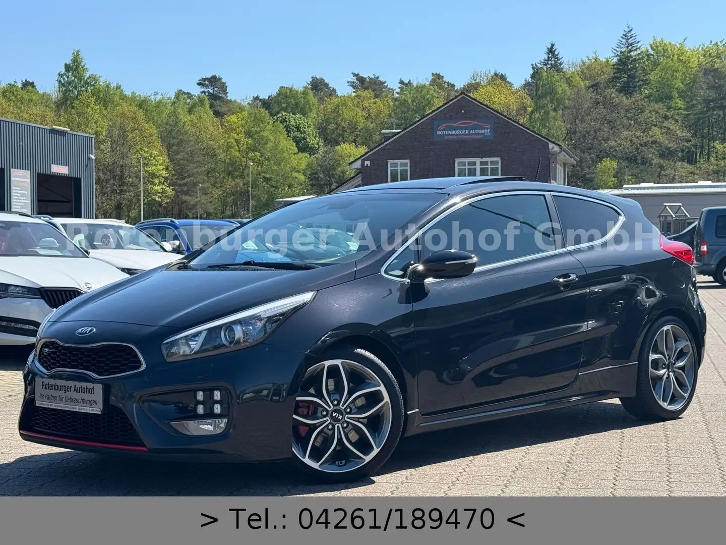 Kia ProCeed / pro_cee'd Ceed 1.6 GT-TRACK*LEDER*PANORAMA*NAVI*KAMERA*PDC Negro - 1