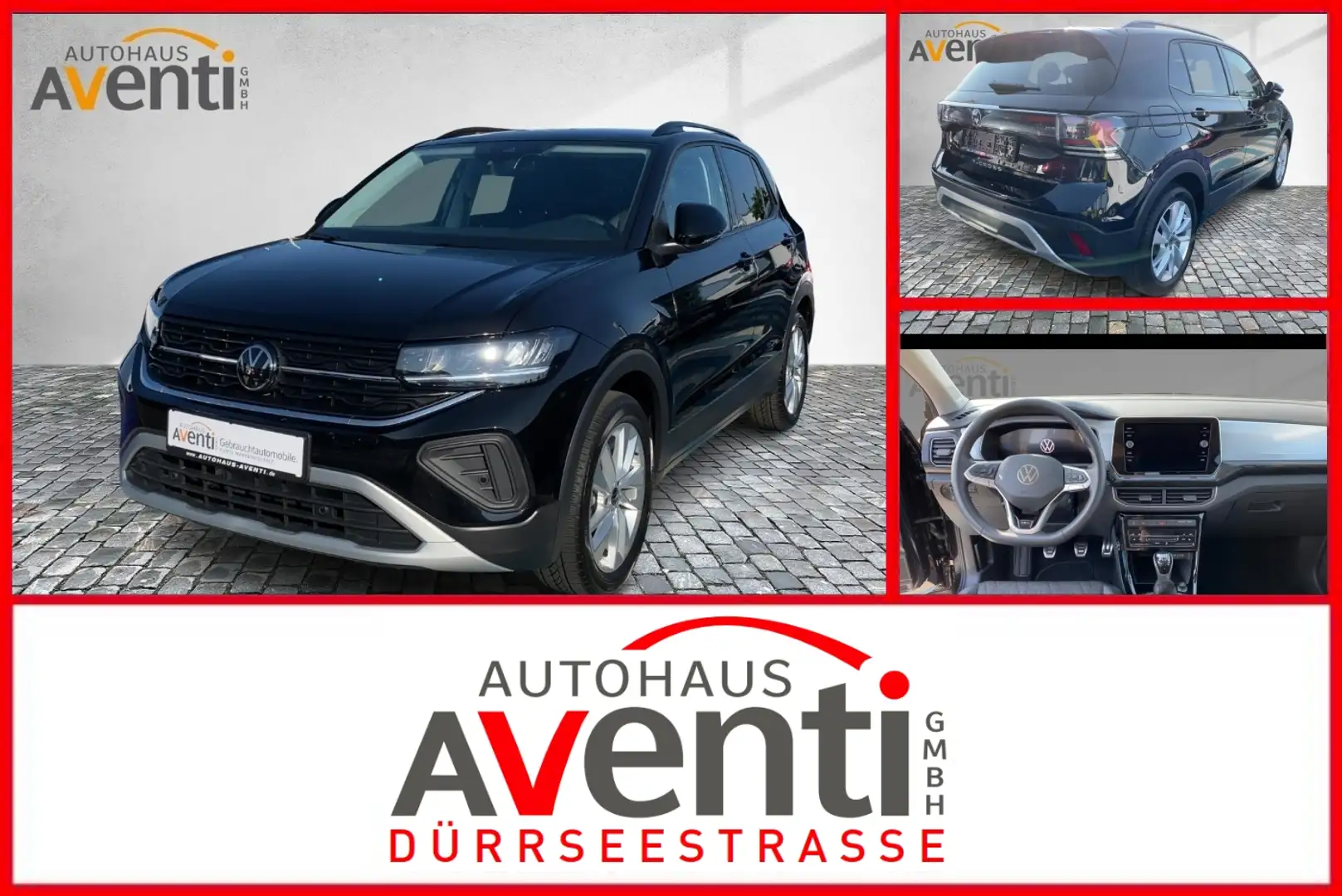 Volkswagen T-Cross Goal *ACC*LED*PDC*Apple*SHZ* Schwarz - 1