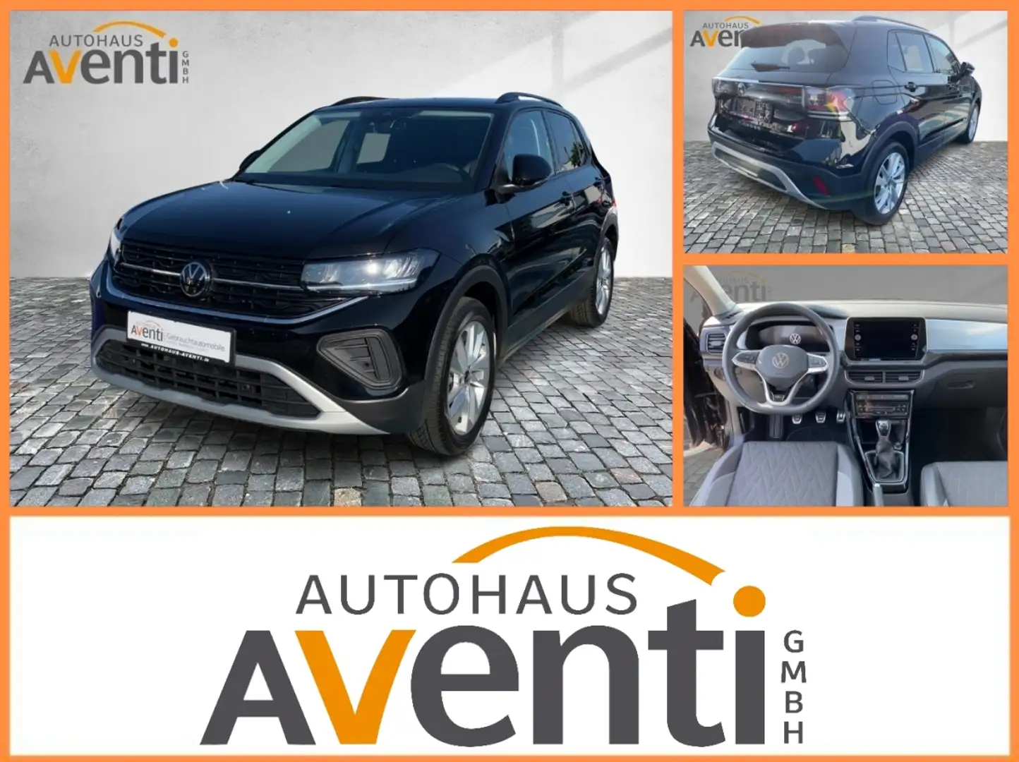 Volkswagen T-Cross Goal *ACC*LED*PDC*Lane Assist*Apple*SHZ* Zwart - 1