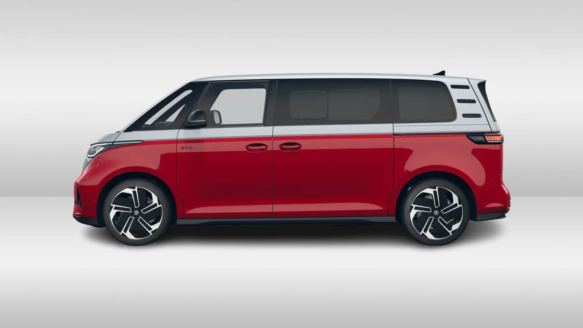 Volkswagen ID. Buzz GTX 7p. 340PK 4Motion | 21" | Design pakket plus | Rood - 2