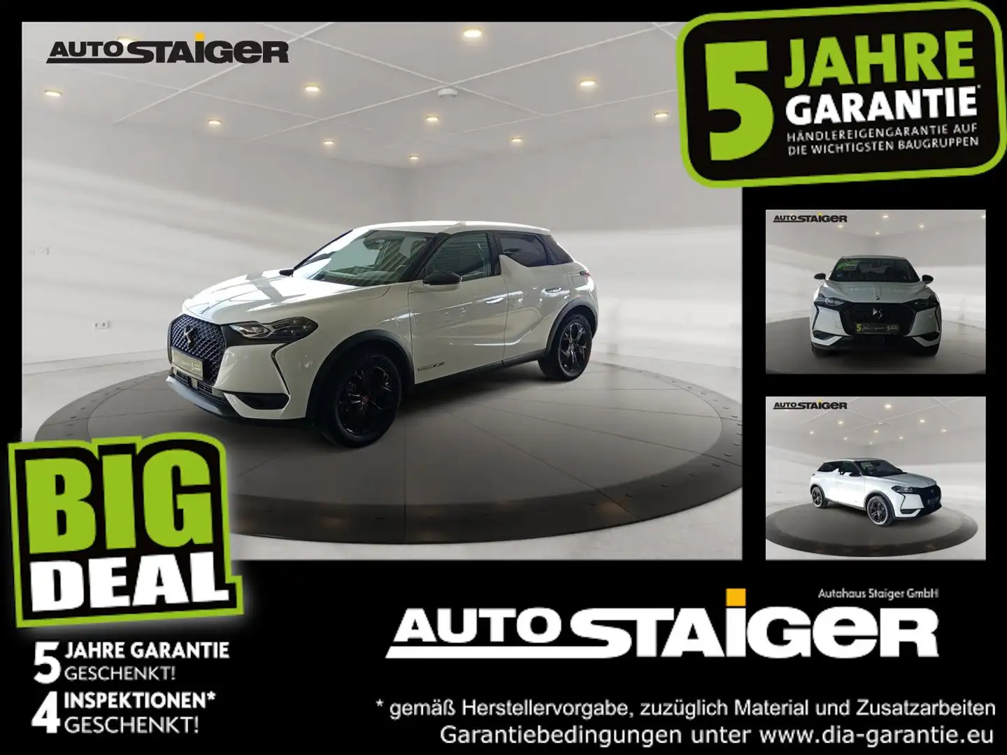 DS Automobiles DS 3 Crossback DS3 Crossback Performance Line Alcantara+LED+PDC Weiß - 1
