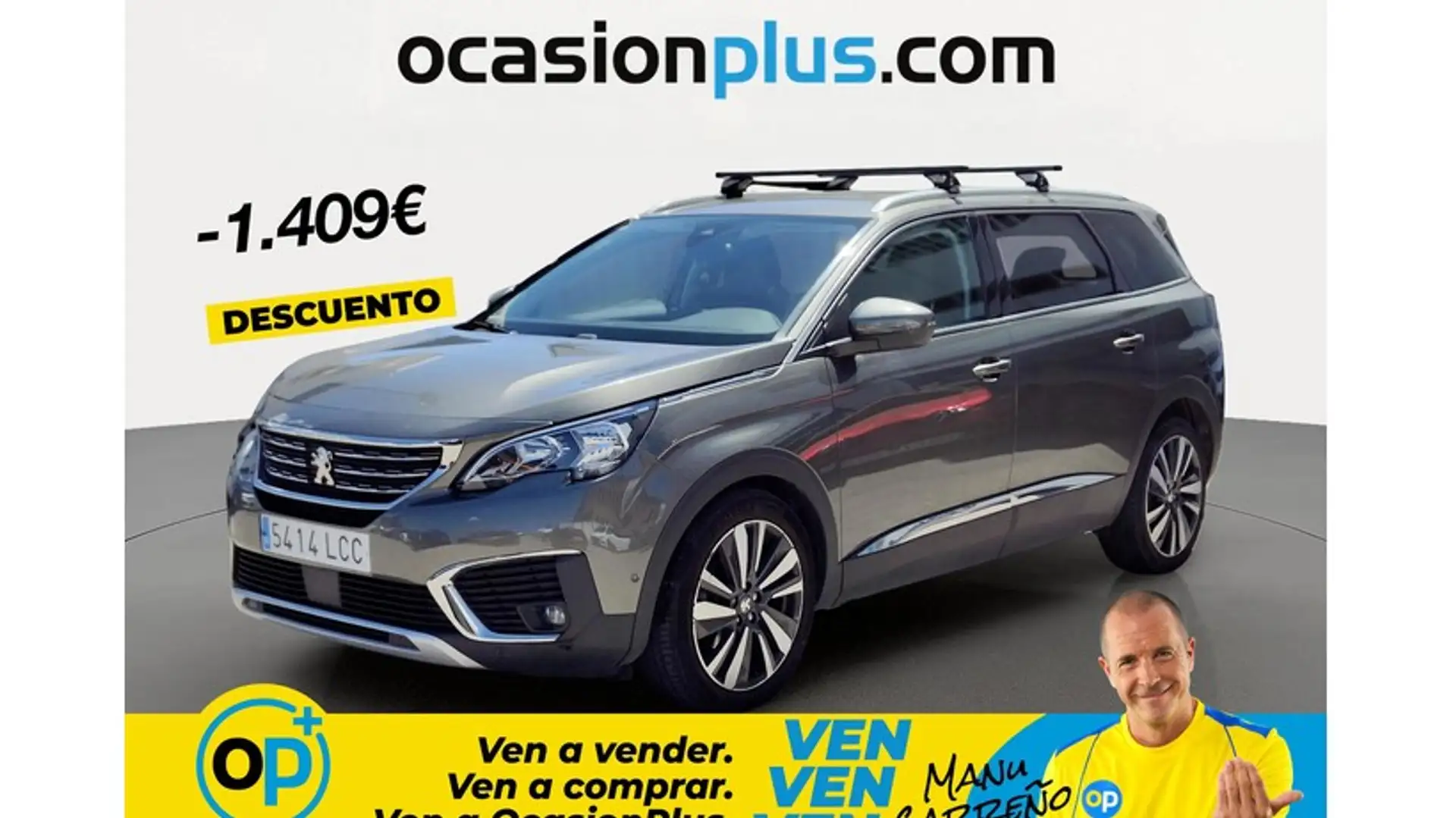 Peugeot 5008 1.2 PureTech S&S Allure 130 Gris - 1