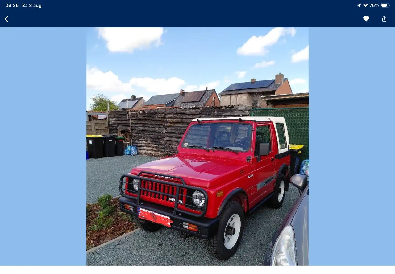 Suzuki SJ 410 Unieke Ongelaste Roestvrije Auto Import Spanje, foto 2