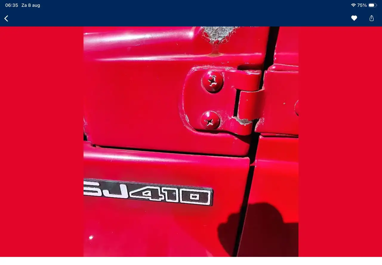 Suzuki SJ 410 Unieke Ongelaste Roestvrije Auto Import Spanje, foto 9
