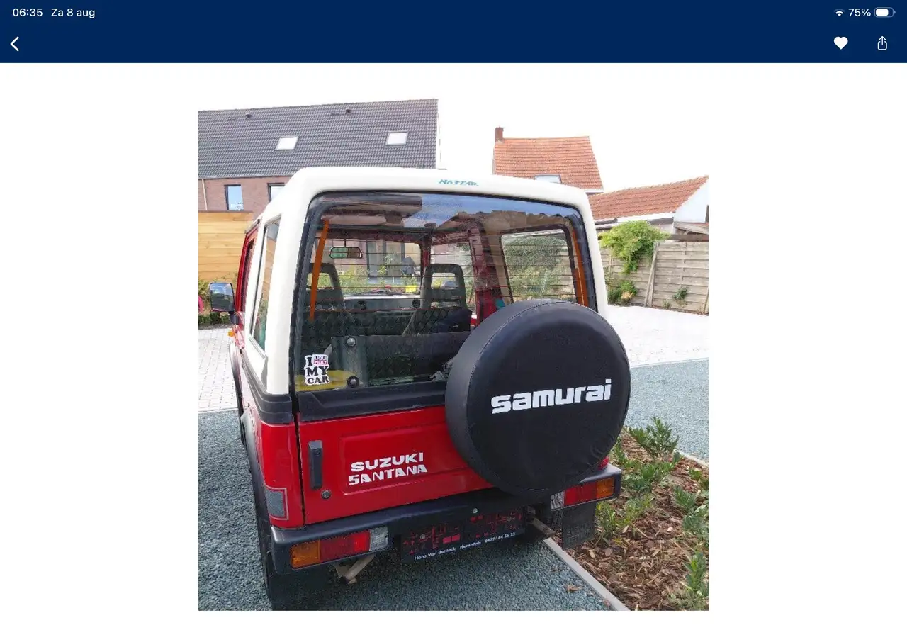 Suzuki SJ 410 Unieke Ongelaste Roestvrije Auto Import Spanje, foto 7