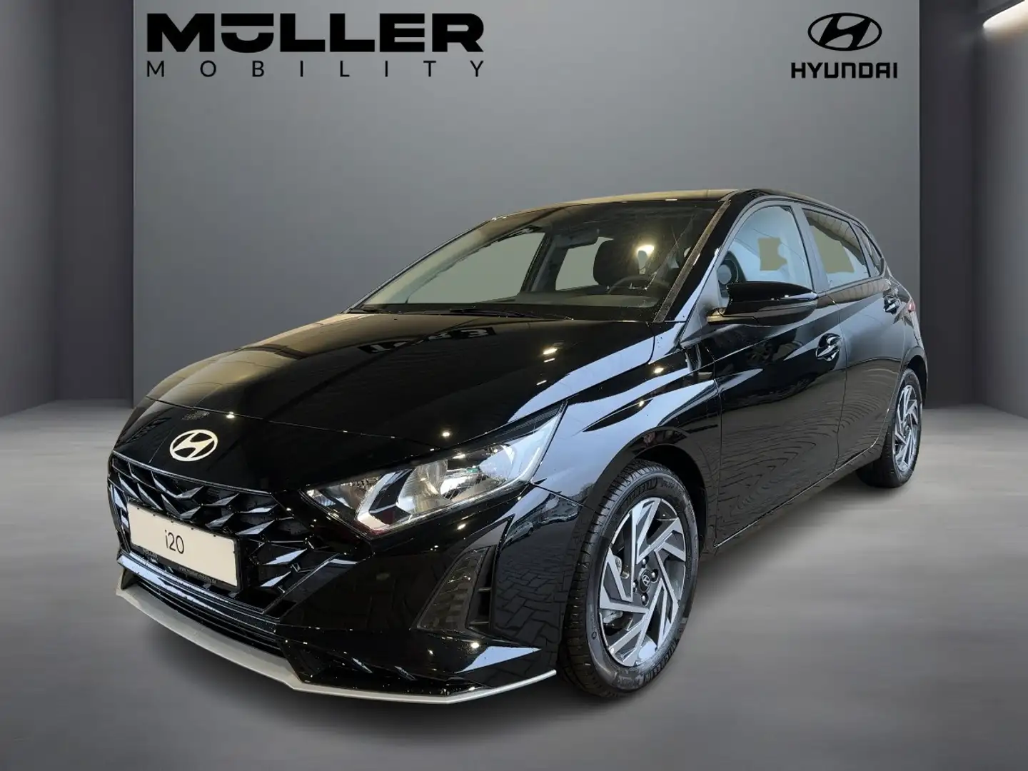 Hyundai i20 1.2 Trend Kam|LMF|Navi|Sound|Facelift|PDC Schwarz - 1
