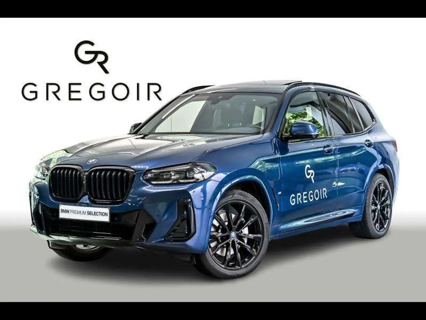 BMW X3 xDrive30e  M Sport Bleu - 1
