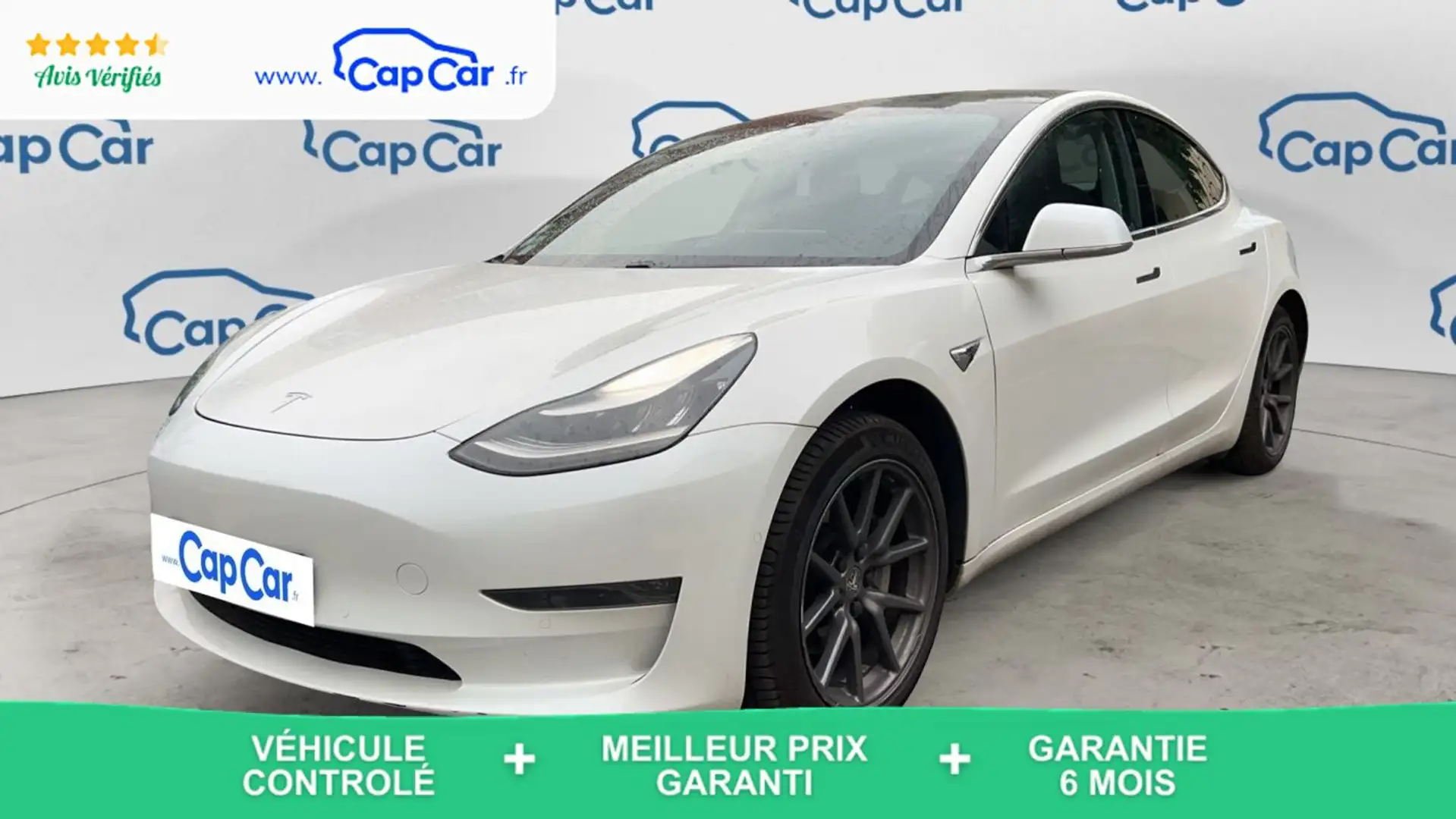 Tesla Model 3 Dual Motor AWD 491 Grande Autonomie Blanc - 1