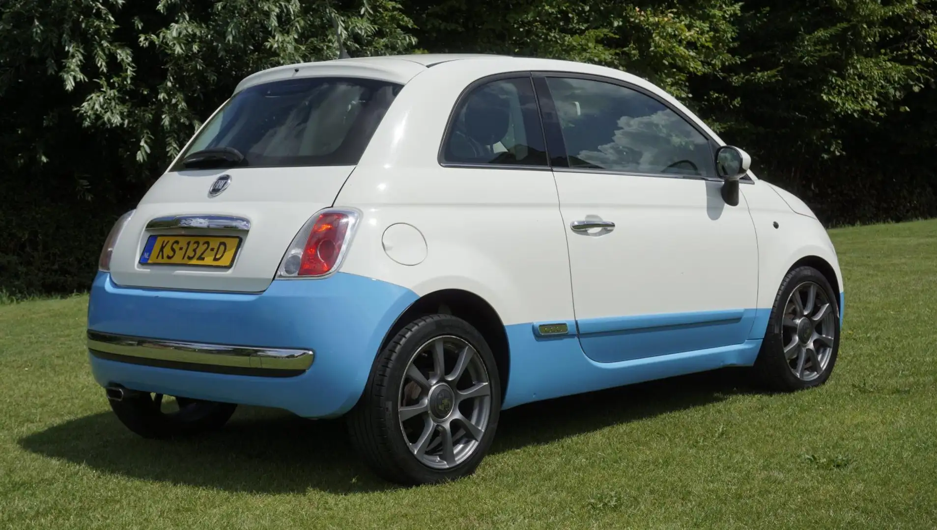 Fiat 500 0.9 TwinAir NL Leder panoramadak Blanco - 2
