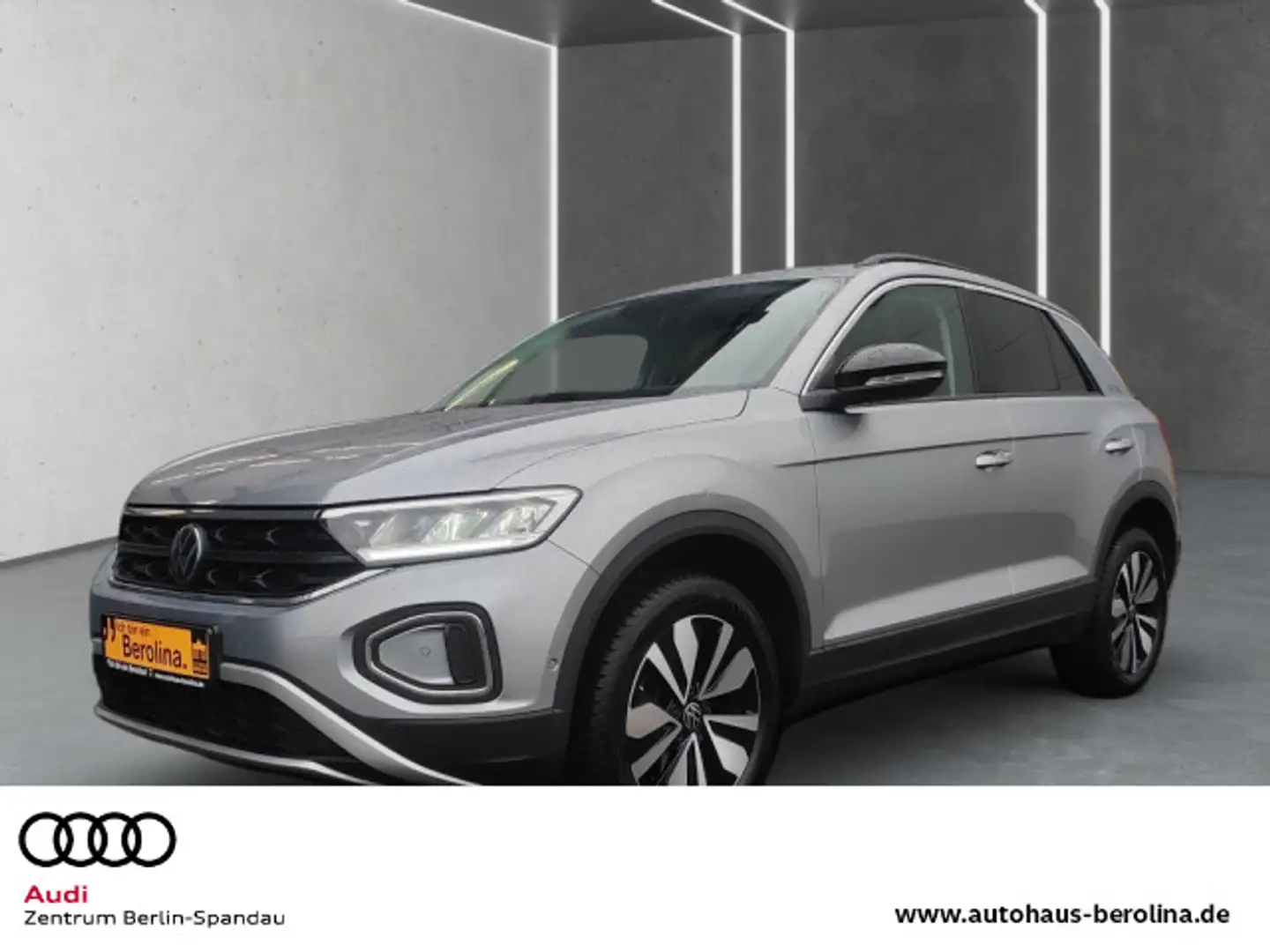 Volkswagen T-Roc 1.5 TSI Goal DSG *ACC*NAV*LED*R-CAM*SHZ* Argent - 1