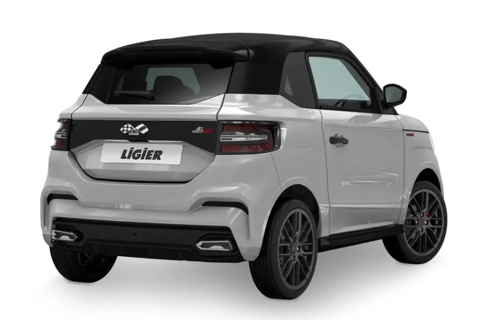 Ligier JS 50 ULTIMATE +Climatizzatore +Servosterzo REVO D+ E5+ Gris - 2