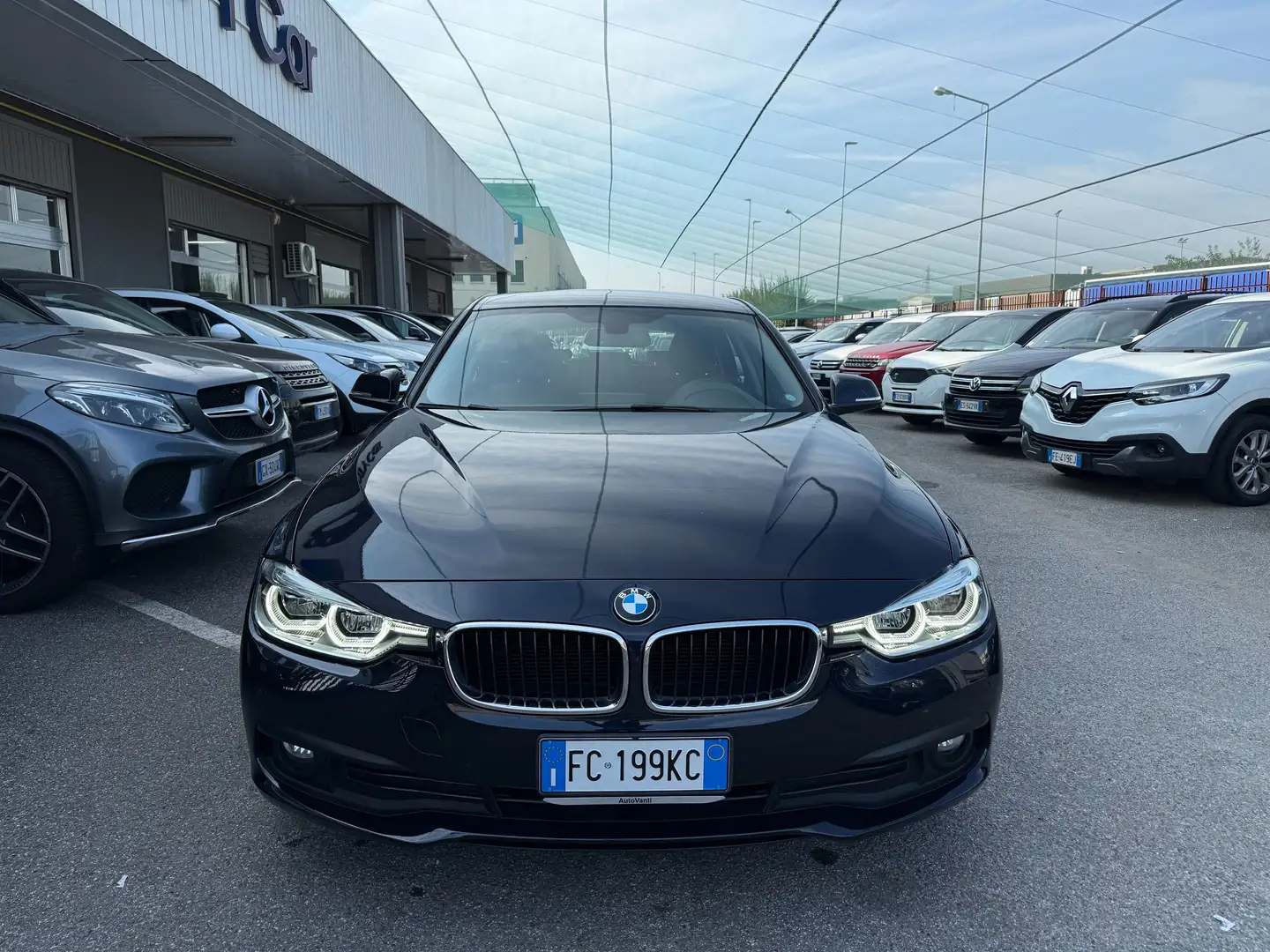 BMW 318 Serie 3 Touring 318d / KM CERTIFICATI Gris - 2