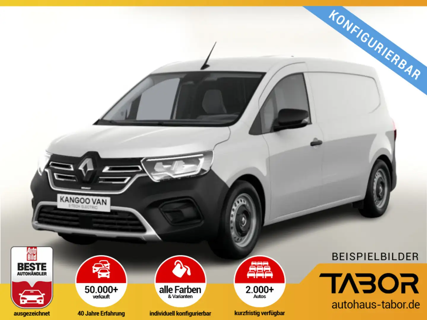 Renault Kangoo Rapid E-TECH Advance 11kW L2 Weiß - 1