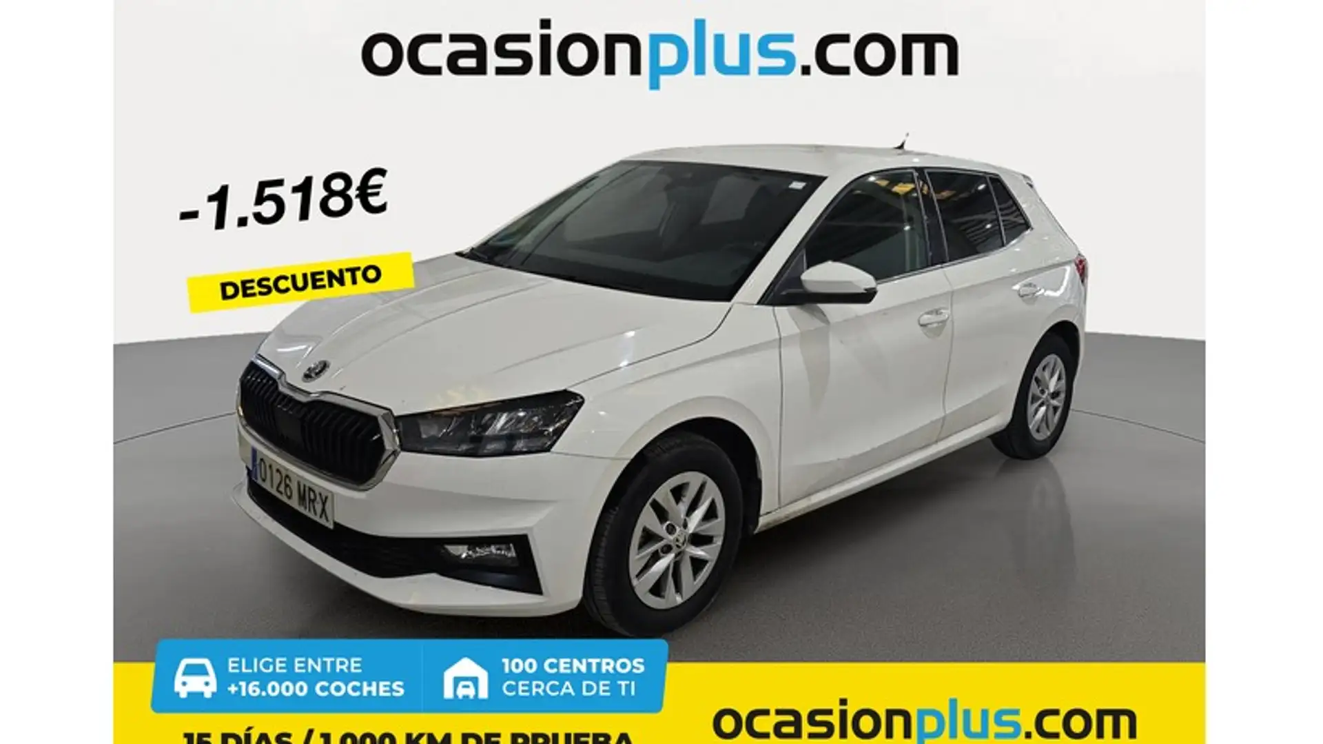 Skoda Fabia 1.0 TSI Selection 70kW Blanc - 1