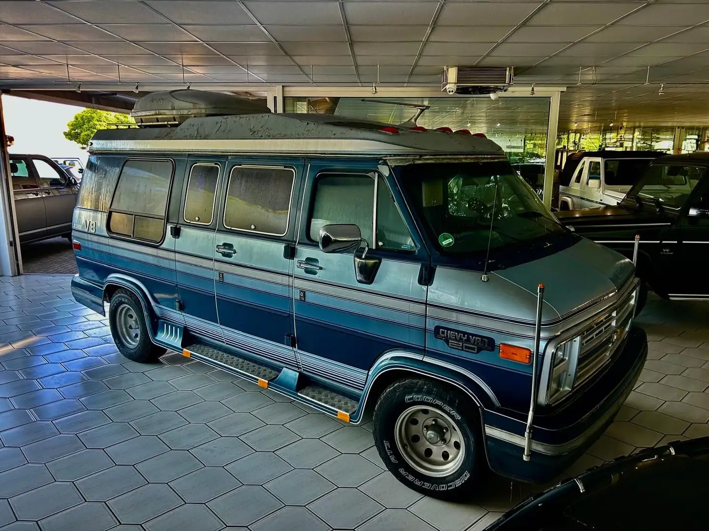 Chevrolet Chevy Van G20 5,7V8  TARNS AIRE Azul - 1