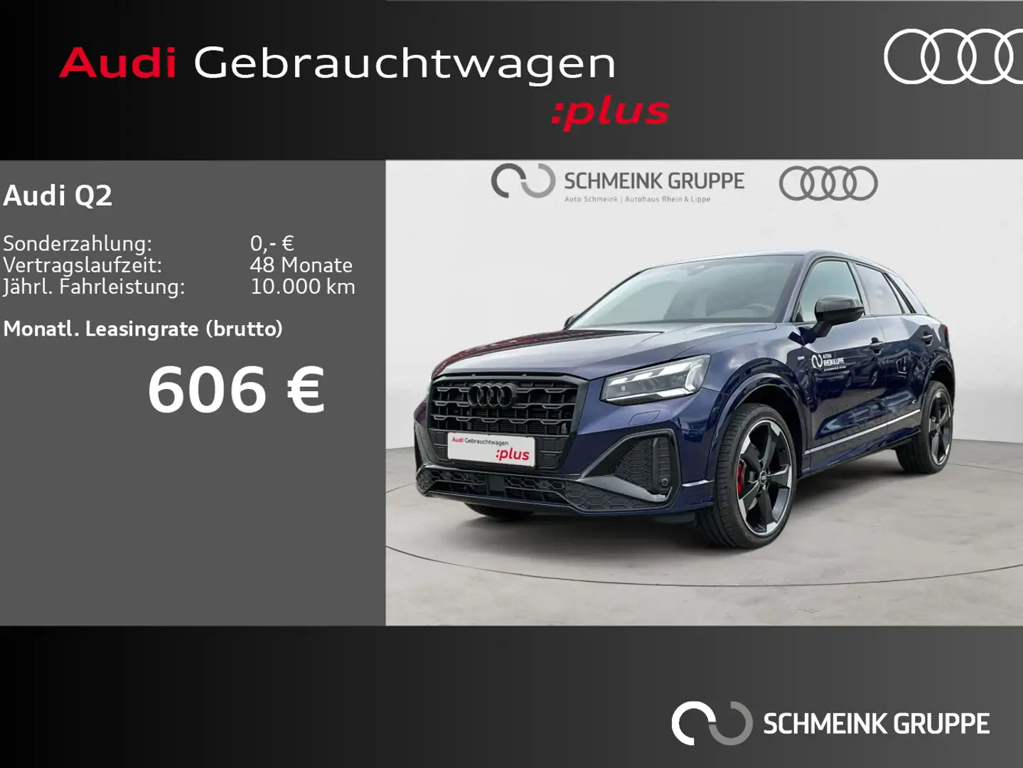 Audi Q2 35 TDI S-tronic 2xSline SONOS Matrix AHK Blau - 1