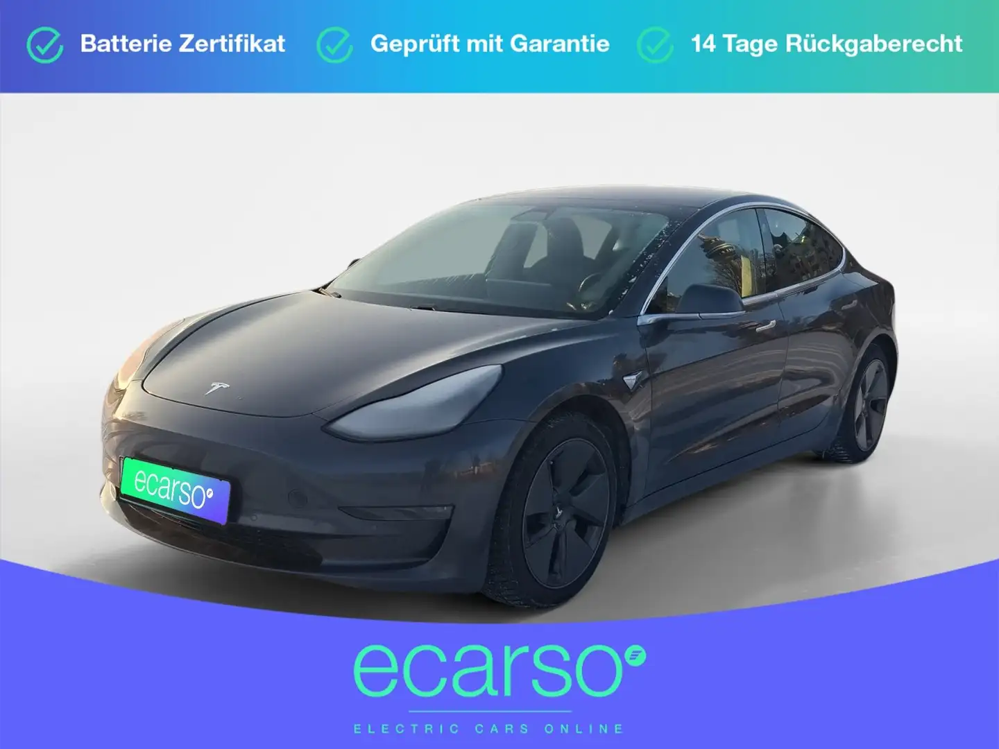 Tesla Model 3 Long Range Dual AWD Silber - 1