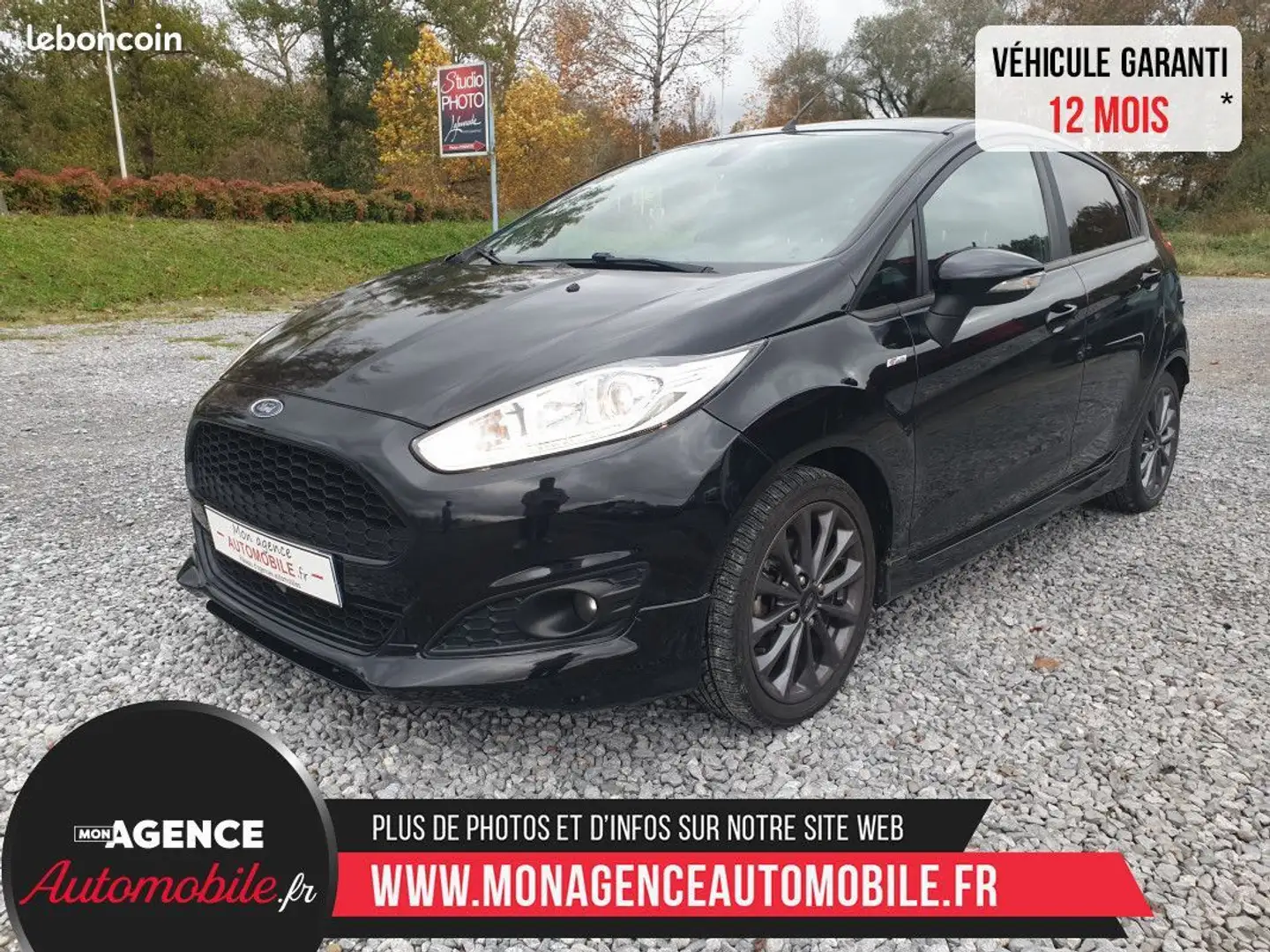 Ford Fiesta 1.0 ecoboost 125 s&s st-line 5p garantie 12 mois Noir - 1