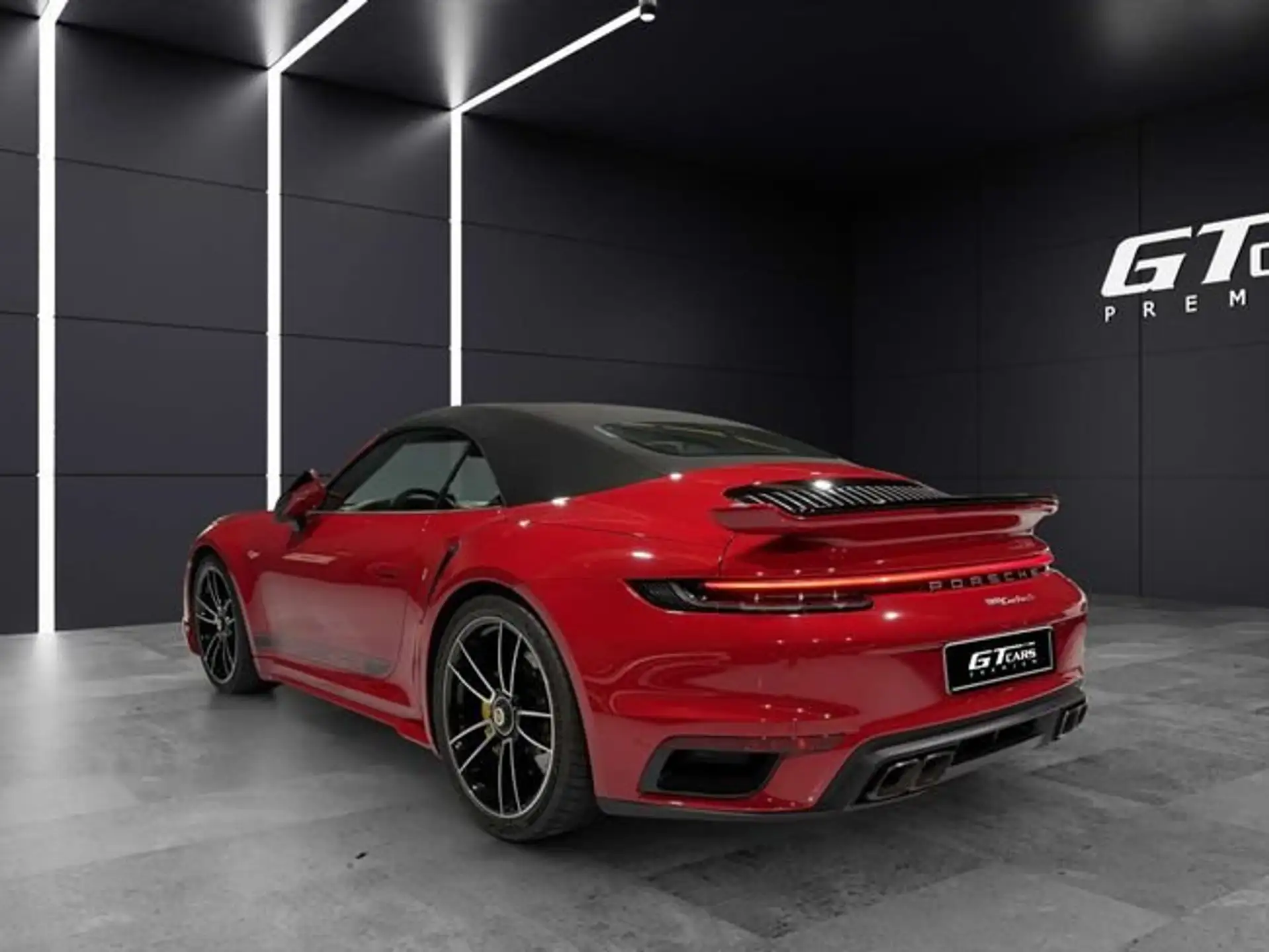 포르쉐 911 Turbo S Cabriolet 2021 빨강 사진 3