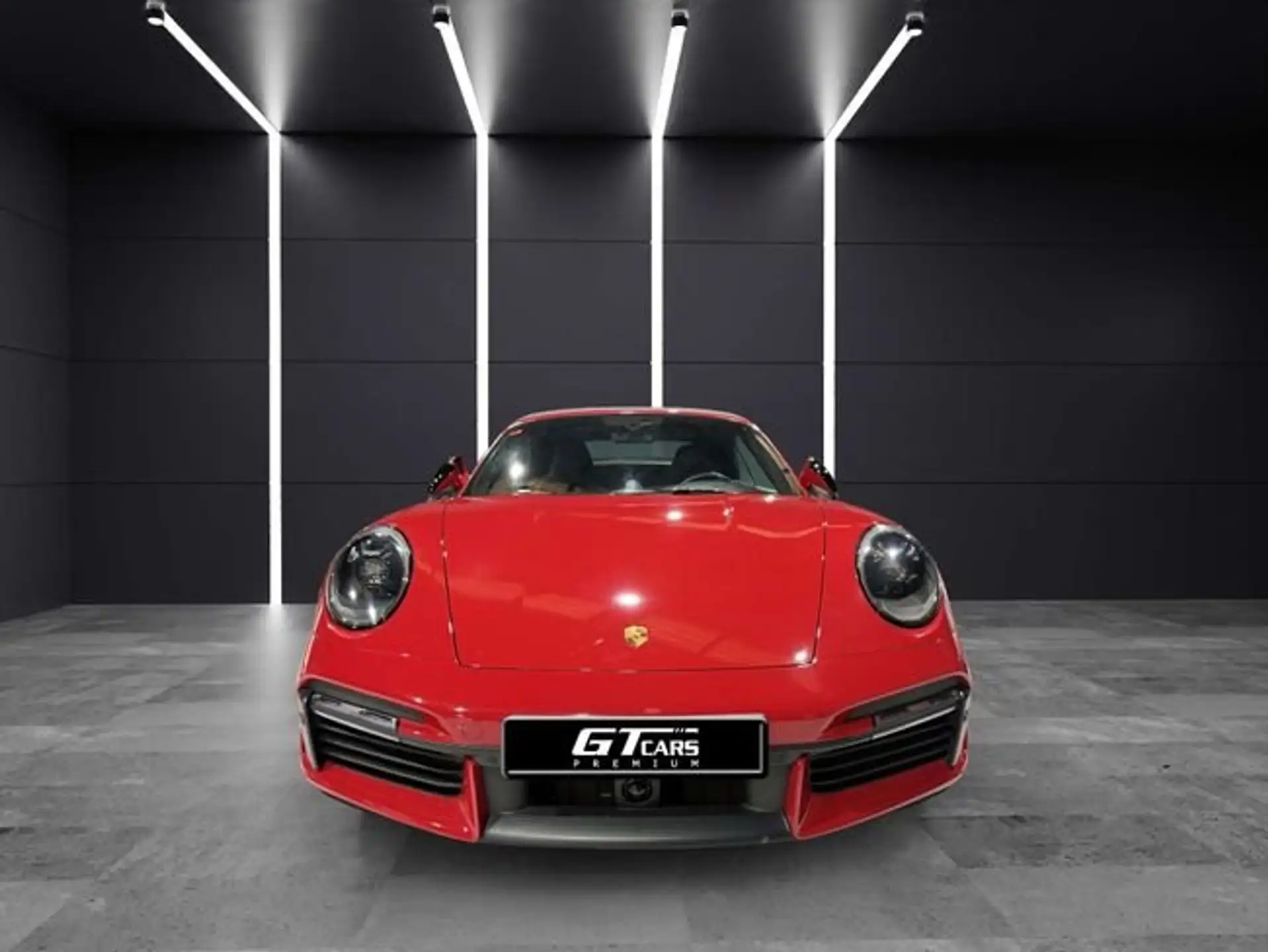 포르쉐 911 Turbo S Cabriolet 2021 빨강 사진 4