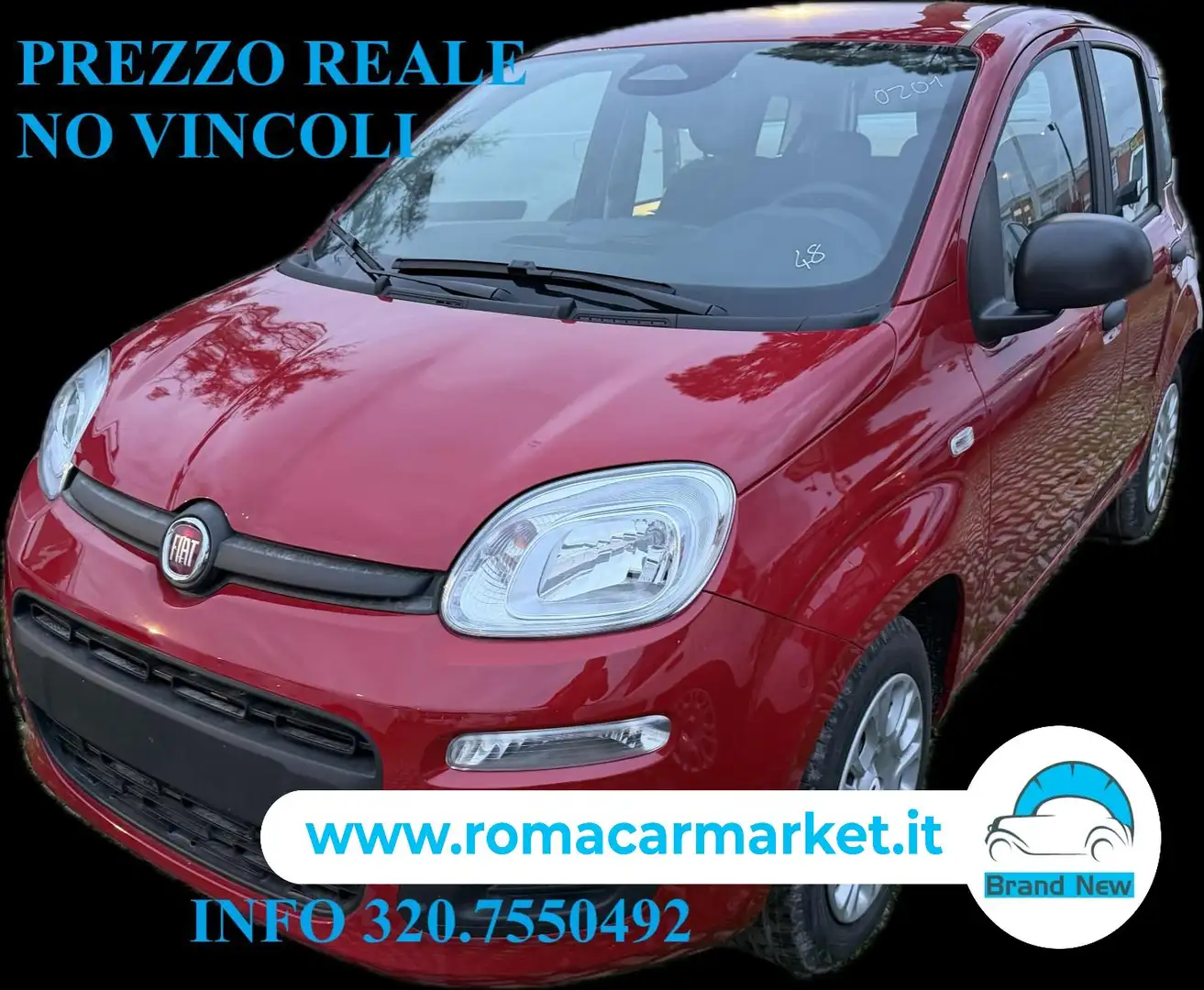 Fiat Panda 1.0 firefly hybrid Icon s&s 70cv 5p.ti Rosso - 1
