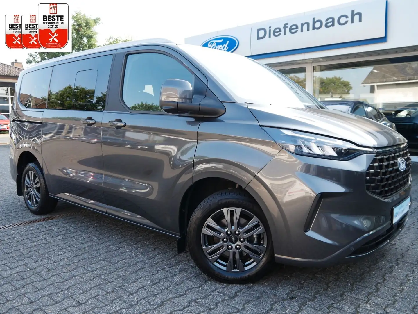 Ford Tourneo Custom Titanium 320 L1 +LED+ACC+3-Zonen Gris - 1