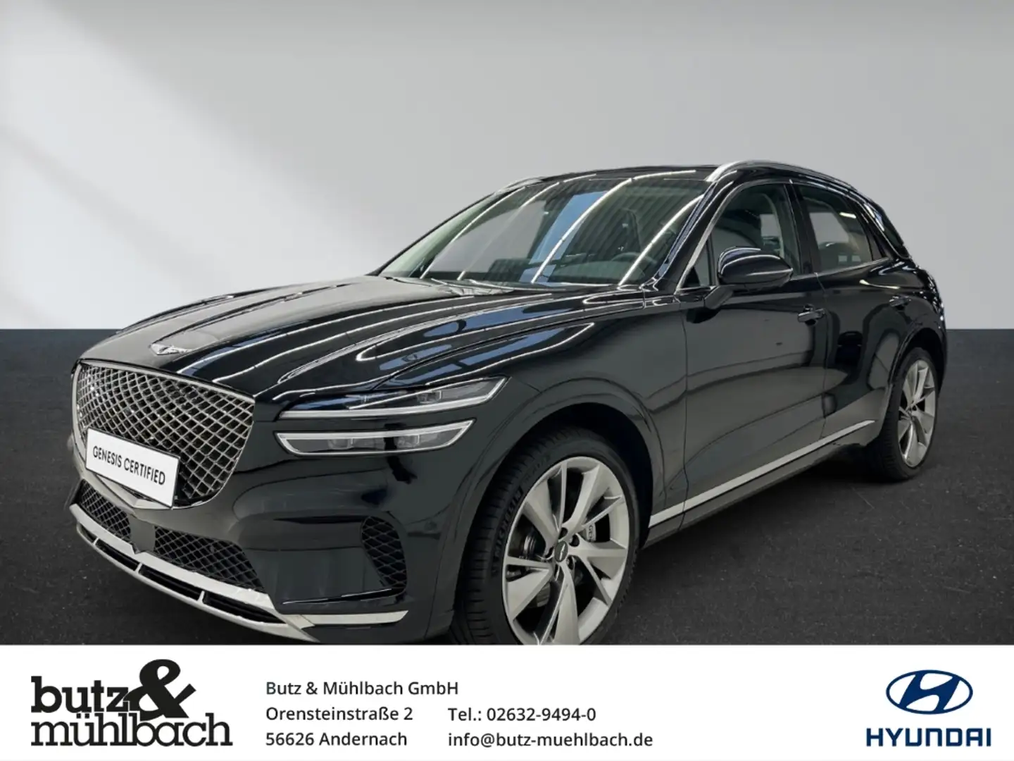 Genesis GV70 Luxus 4WD AD El. Panodach Memory Sitze LED ACC El. Noir - 1