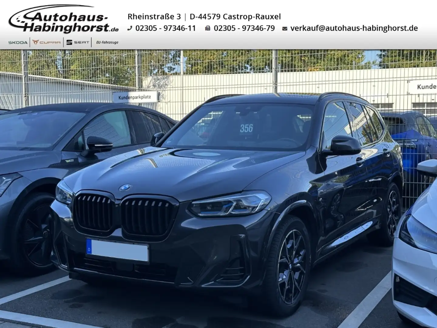 BMW X3 20d Xdrive Mild-Hybrid M-Sport HeadUP Pano Shz PDC Grau - 1