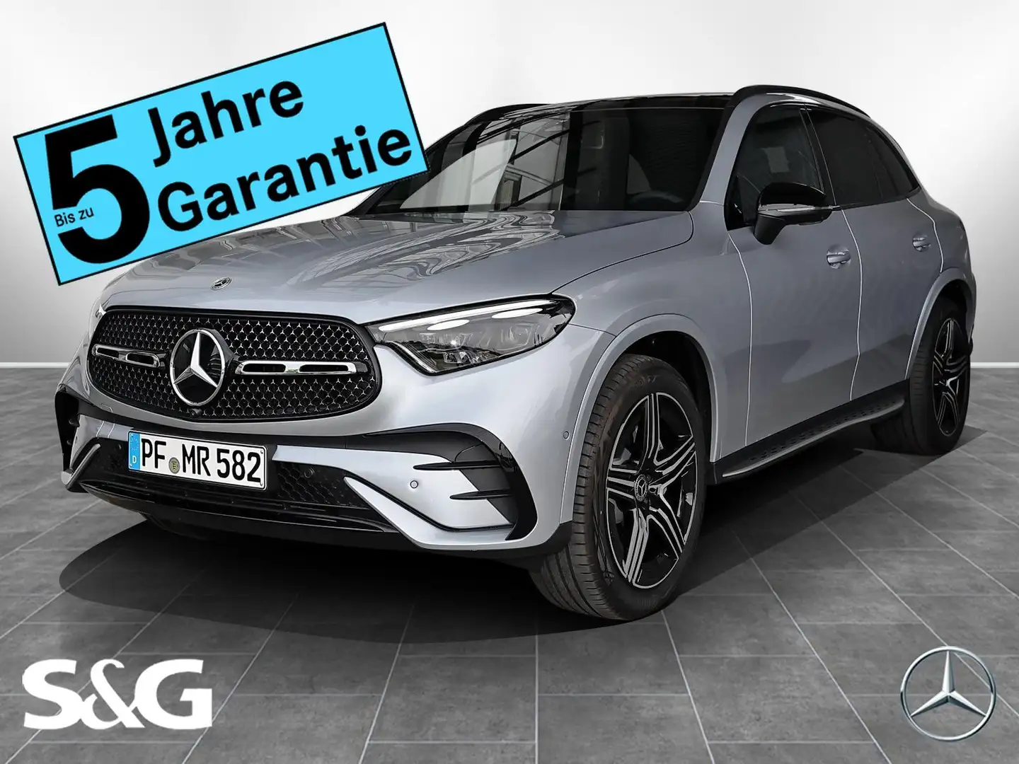 Mercedes-Benz GLC 300 d 4M AMG MBUX+360°+DIG-LED+Pano+AHK+Nigh Argent - 1