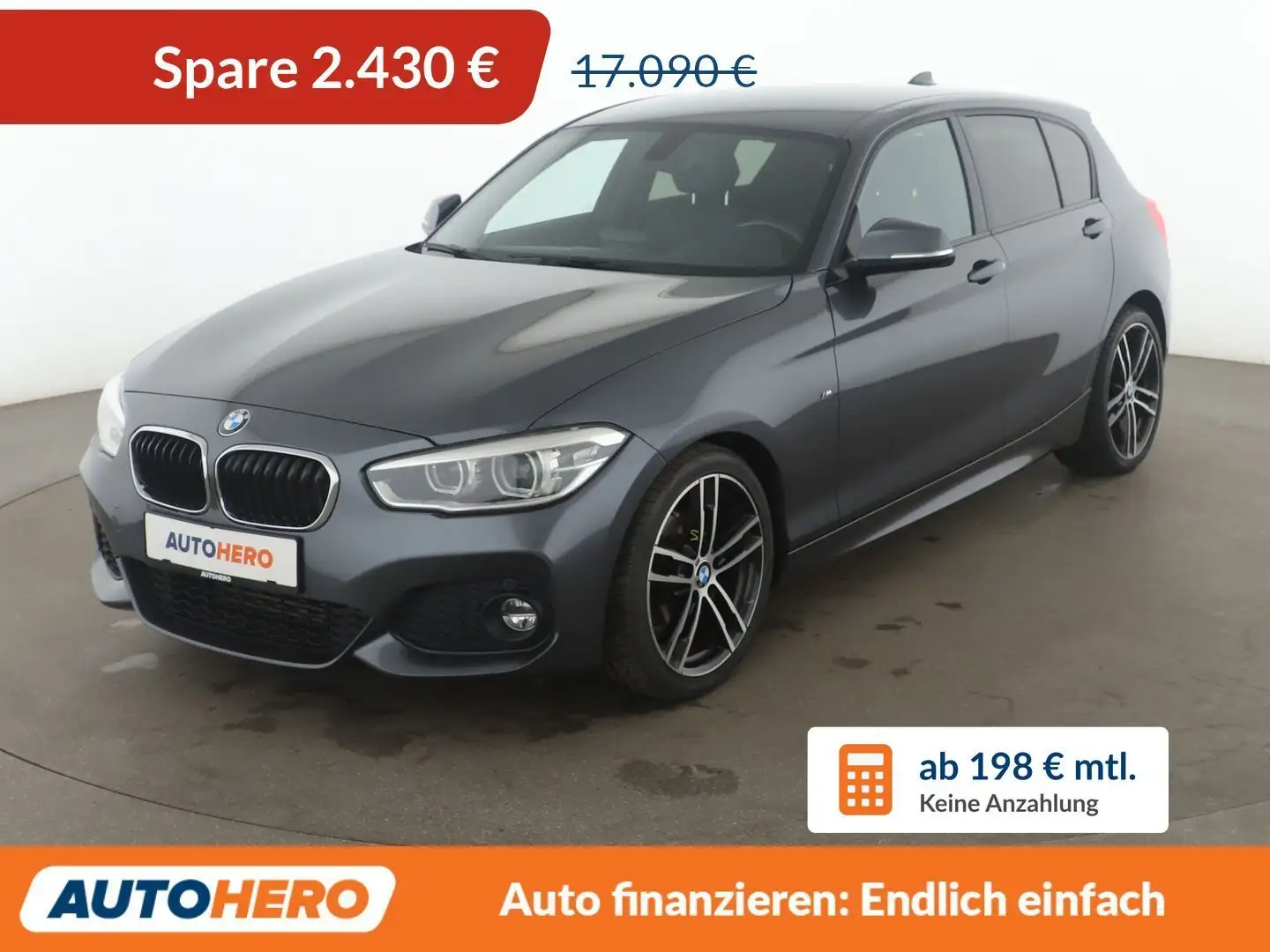 BMW 116 116i M Sport*NAVI*TEMPO*LED*CAM*SHZ*PDC* Grau - 1
