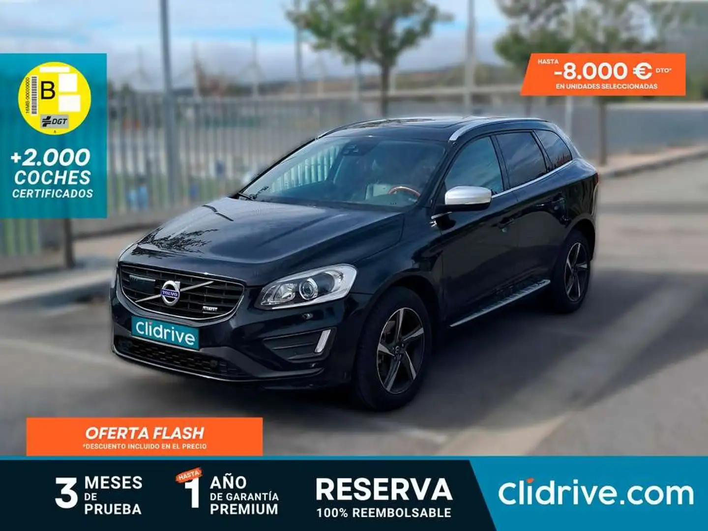 Volvo XC60 D3 R-Design Momentum 150 Negro - 1
