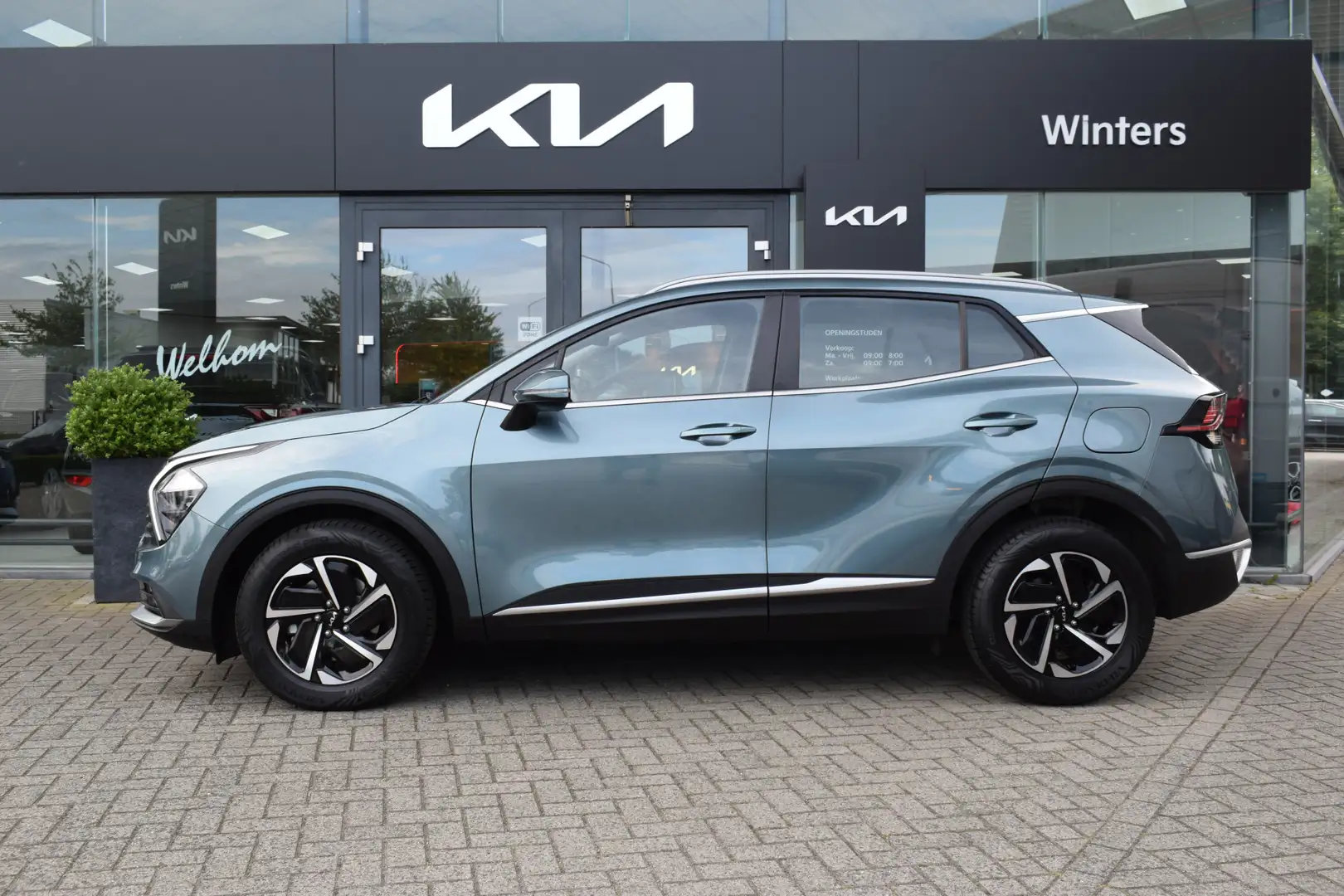Kia Sportage 1.6 T-GDi Hybrid DynamicLine DCT6/Autom. | Cruise Grijs - 2