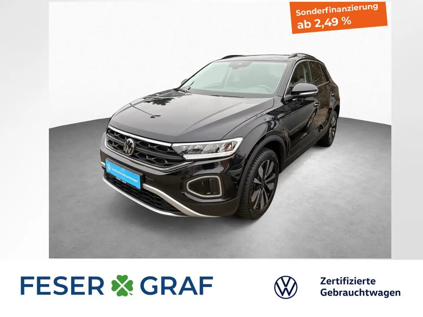 Volkswagen T-Roc GOAL 1.0 TSI 6-Gang KAMERA NAVI PDC LED Noir - 1