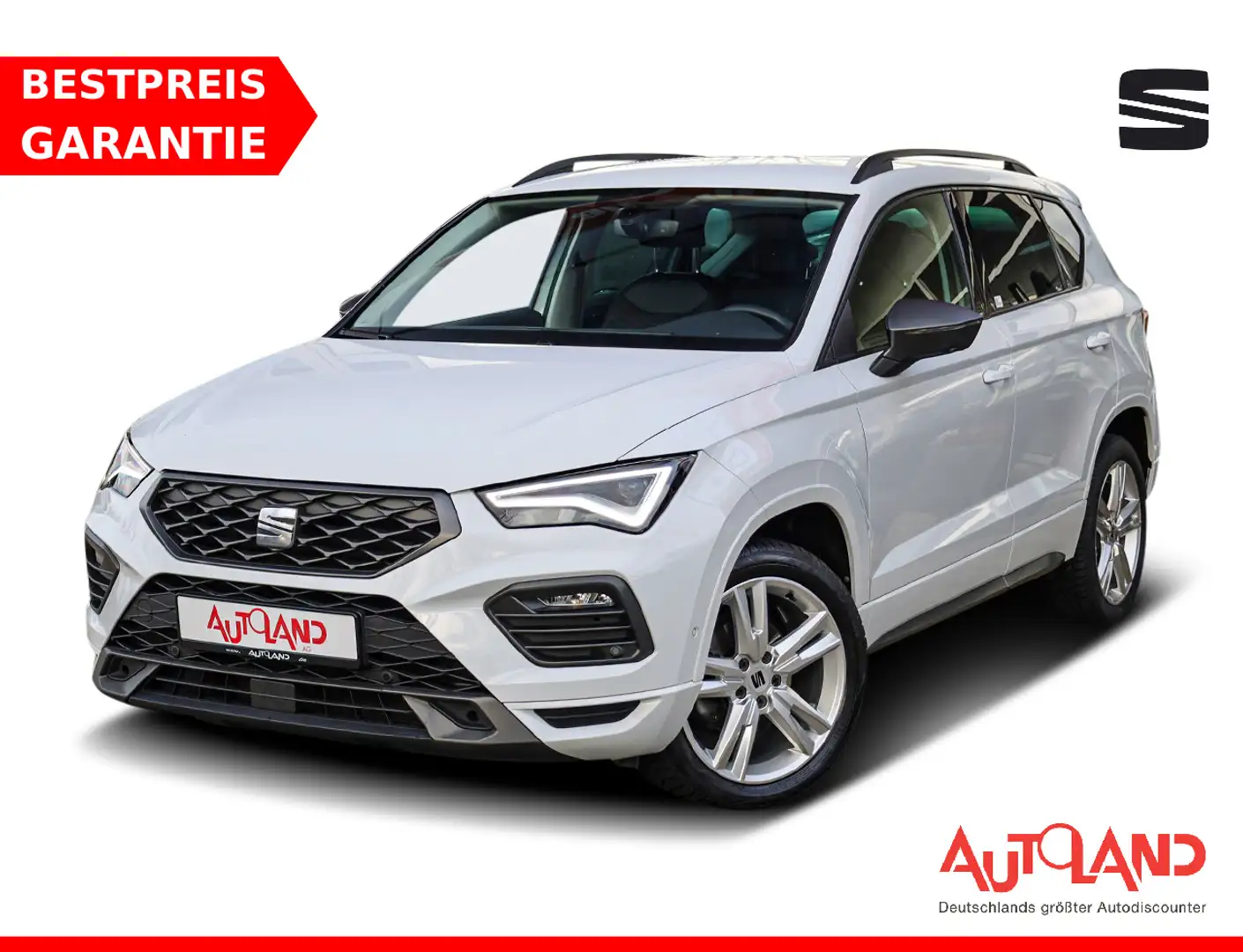 SEAT Ateca 1.5 FR LED Navi Kamera Tempomat DAB PDC Blanc - 1