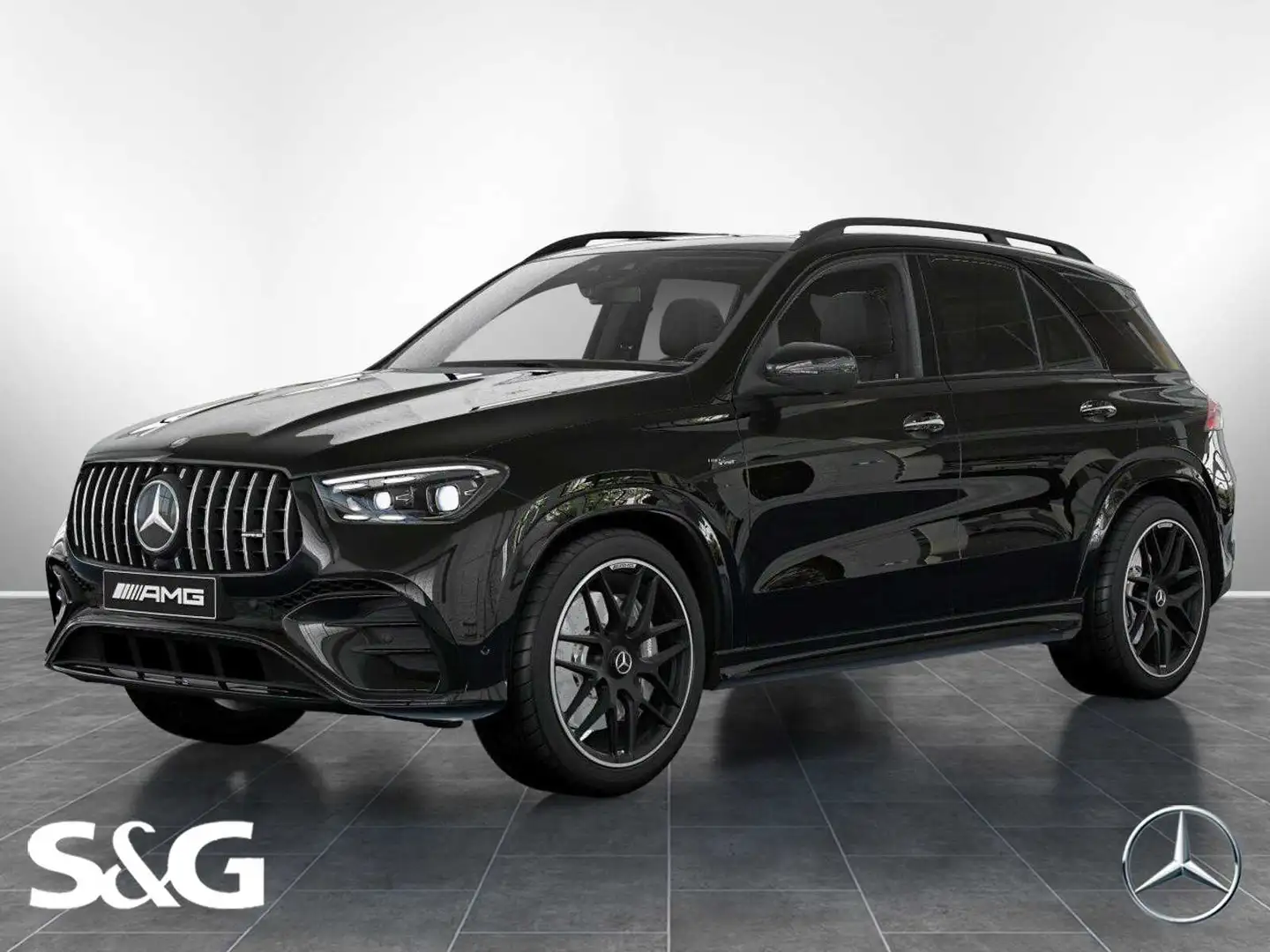 Mercedes-Benz GLE 53 AMG Hybrid 4M AMG MBUX+360°+M-LED+AHK+HUD Schwarz - 1