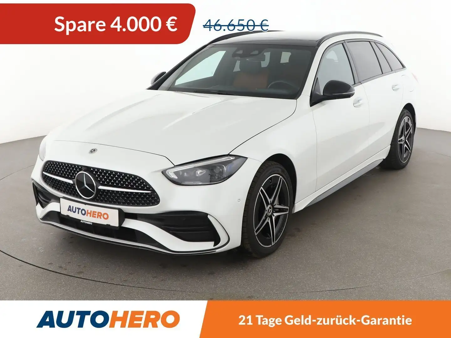 Mercedes-Benz C 300 T AMG Line Aut.*LED*NAVI*ACC*CAM*AHK*SHZ*PANO* Weiß - 1