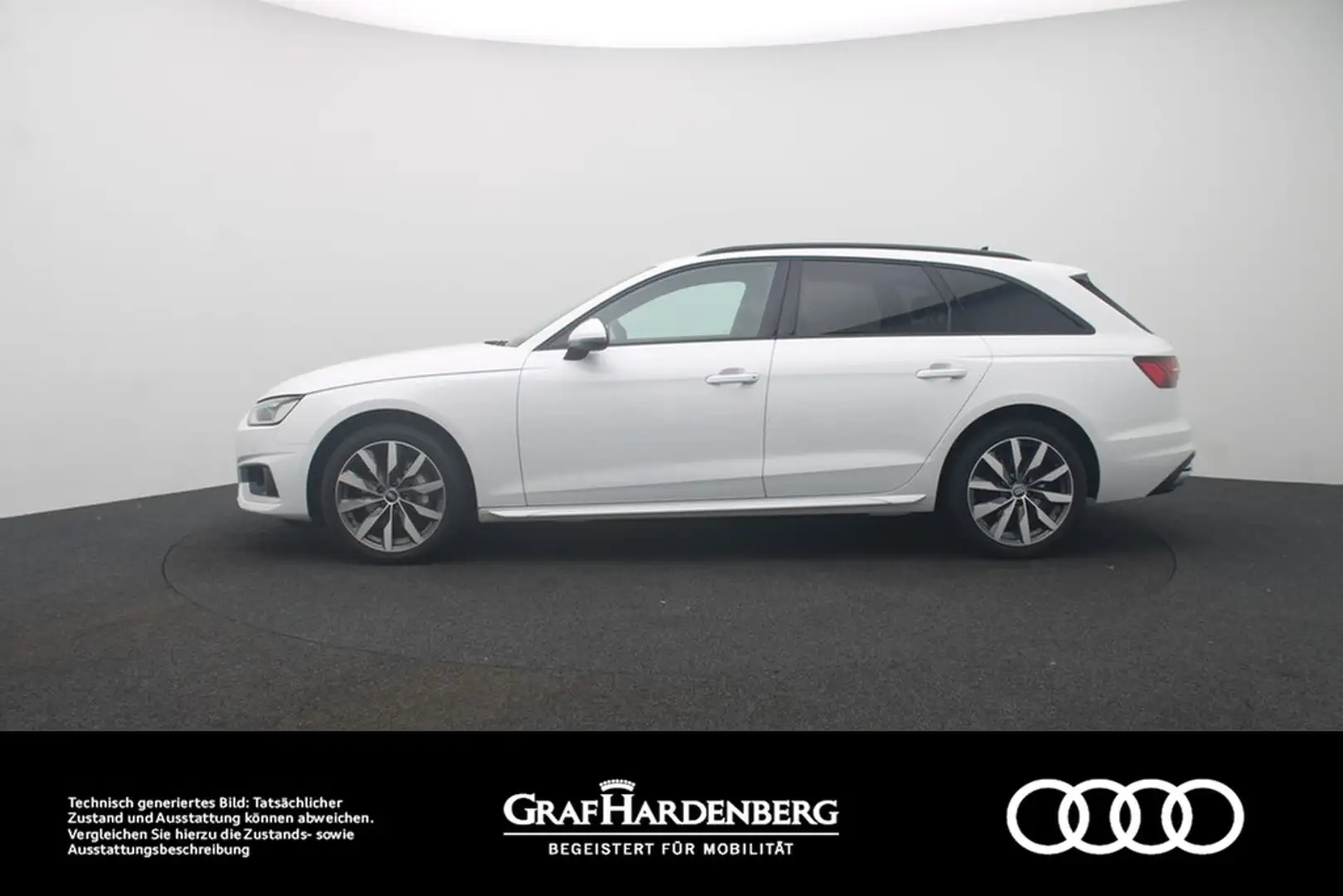 Audi A4 Avant 40 TDI quattro . LED Navi Pano ACC Blanc - 2
