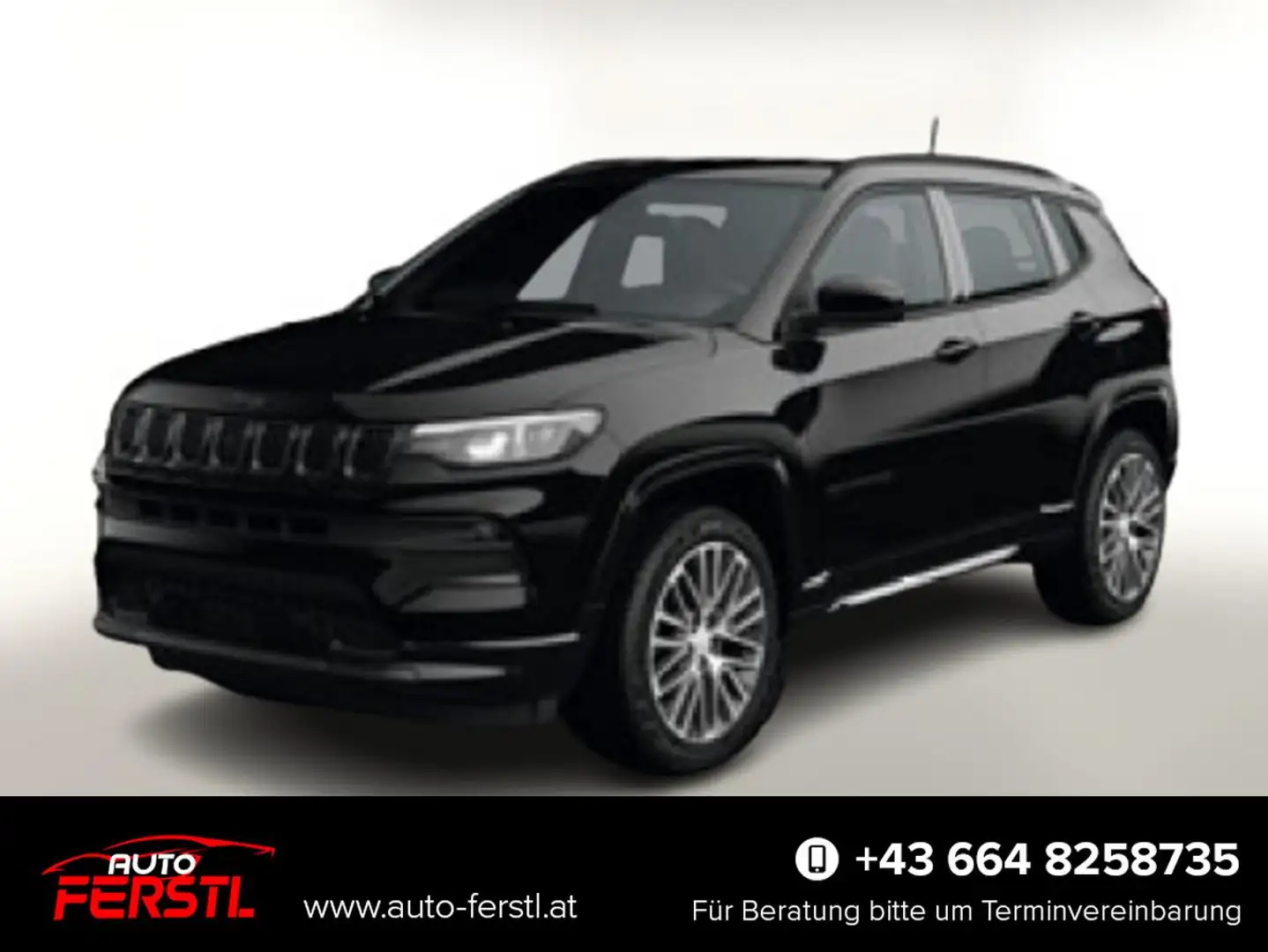 Jeep Compass Altitude MHEV DCT PremiumP 360°Kam TotWi 96 kW ... Schwarz - 1