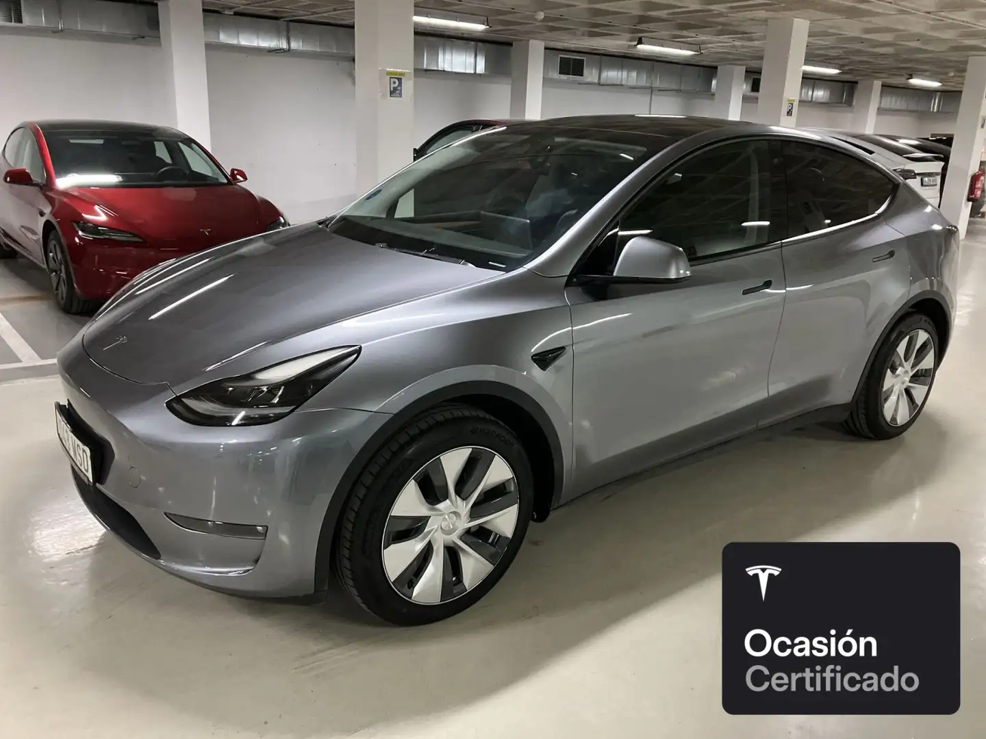 Tesla Model Y Long Range AWD Plateado - 2